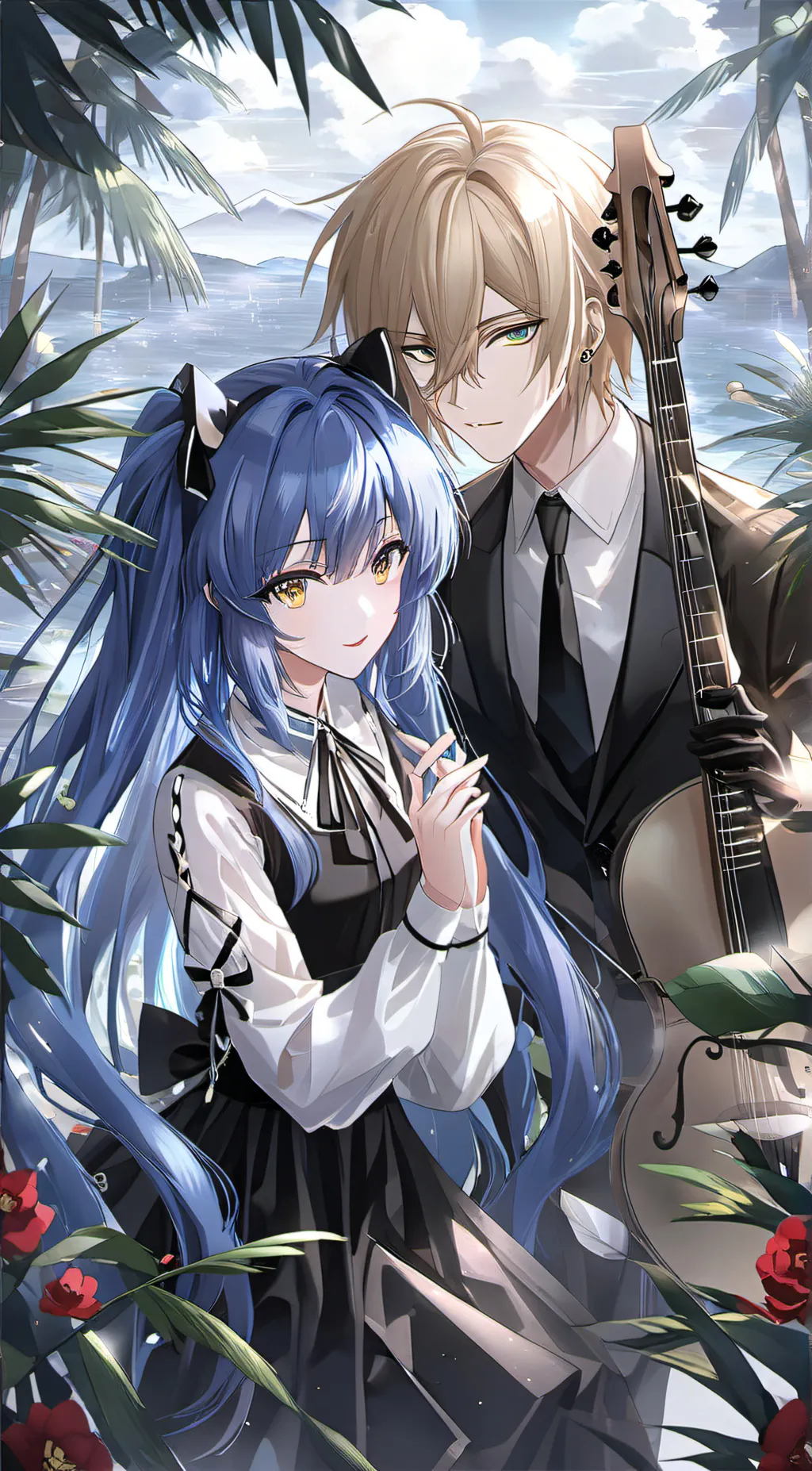 ai character: sonAmy background