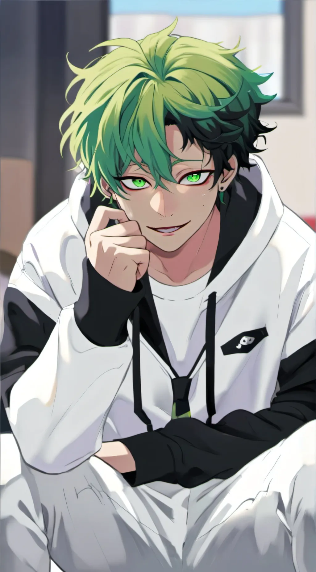 ai character: Asher  background