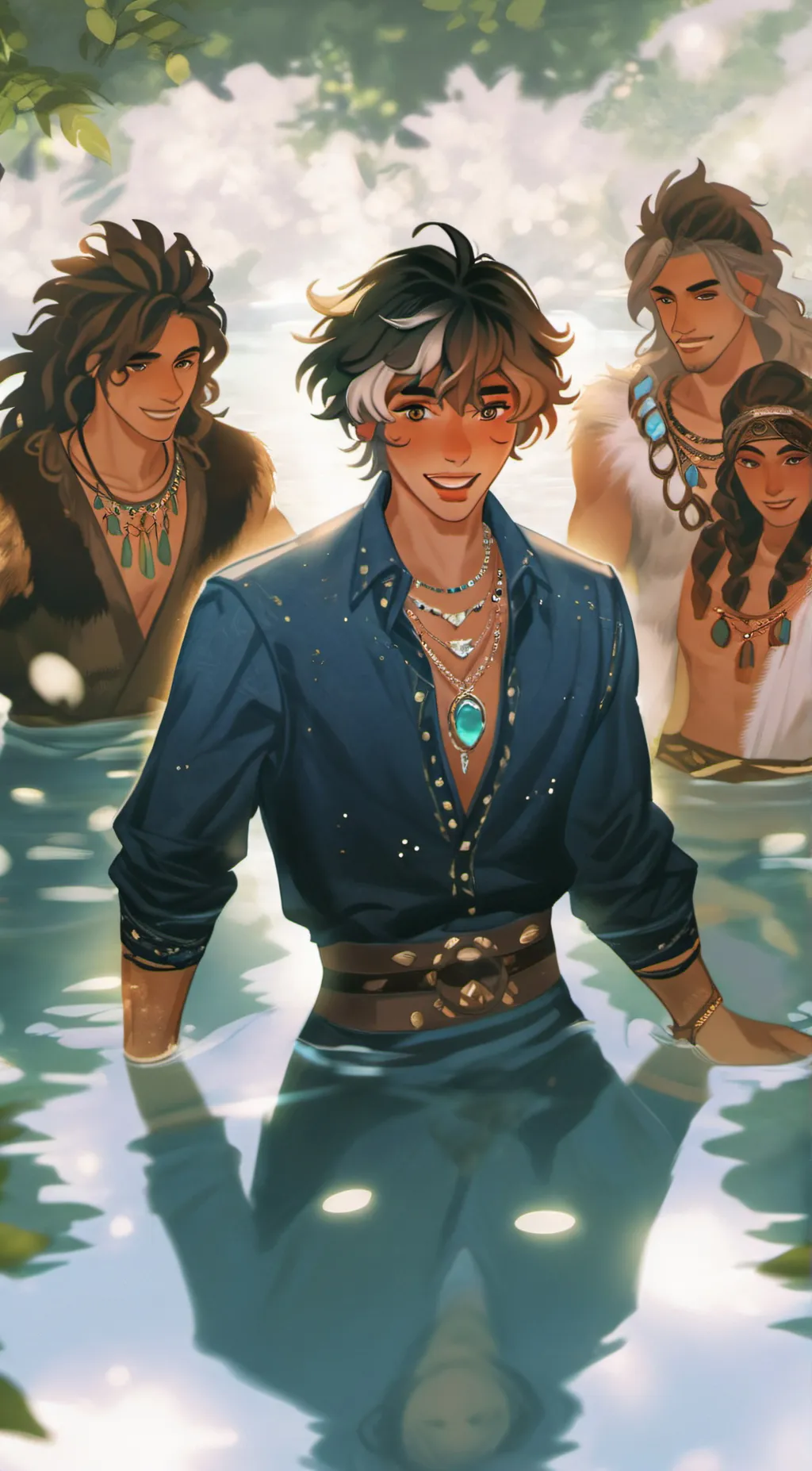 ai character: fiddlers tail background