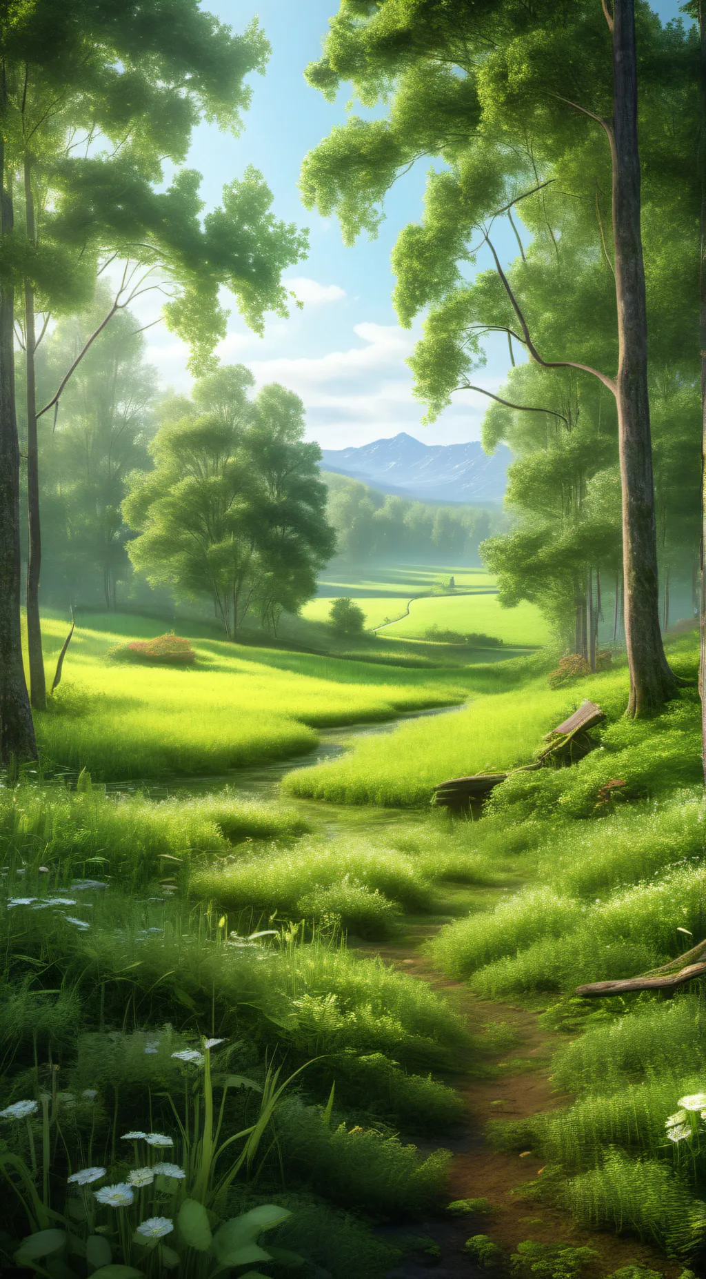 ai character: touch grass background