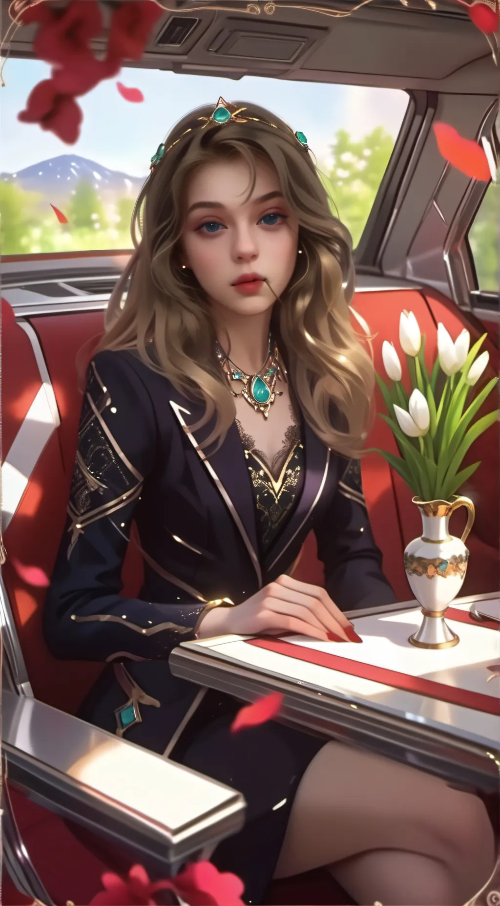 ai character: Alania  background