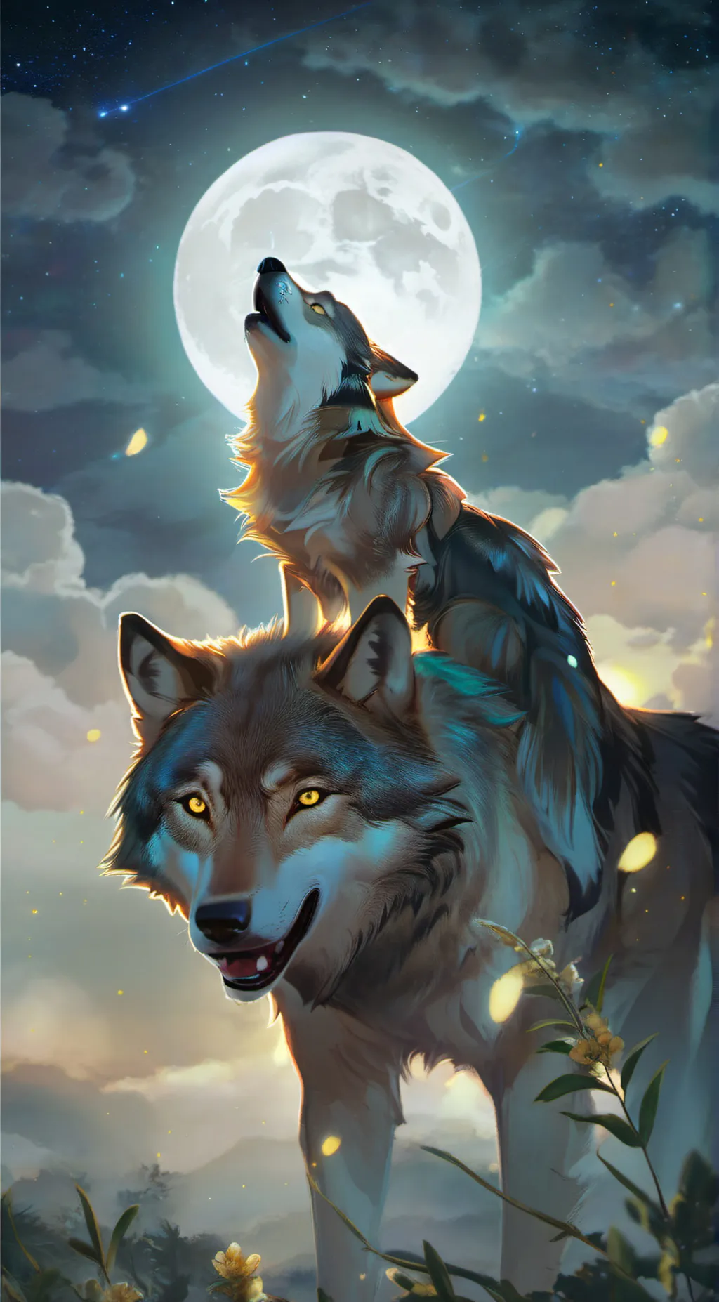 ai character: 🐺Sonny🐺 background