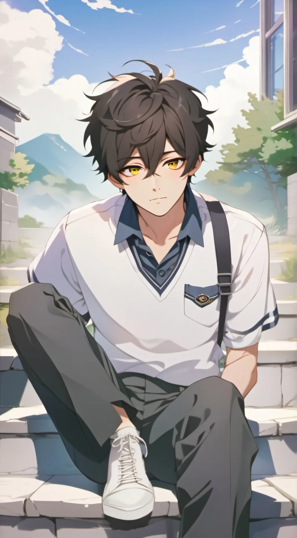 ai character: Haruto  background