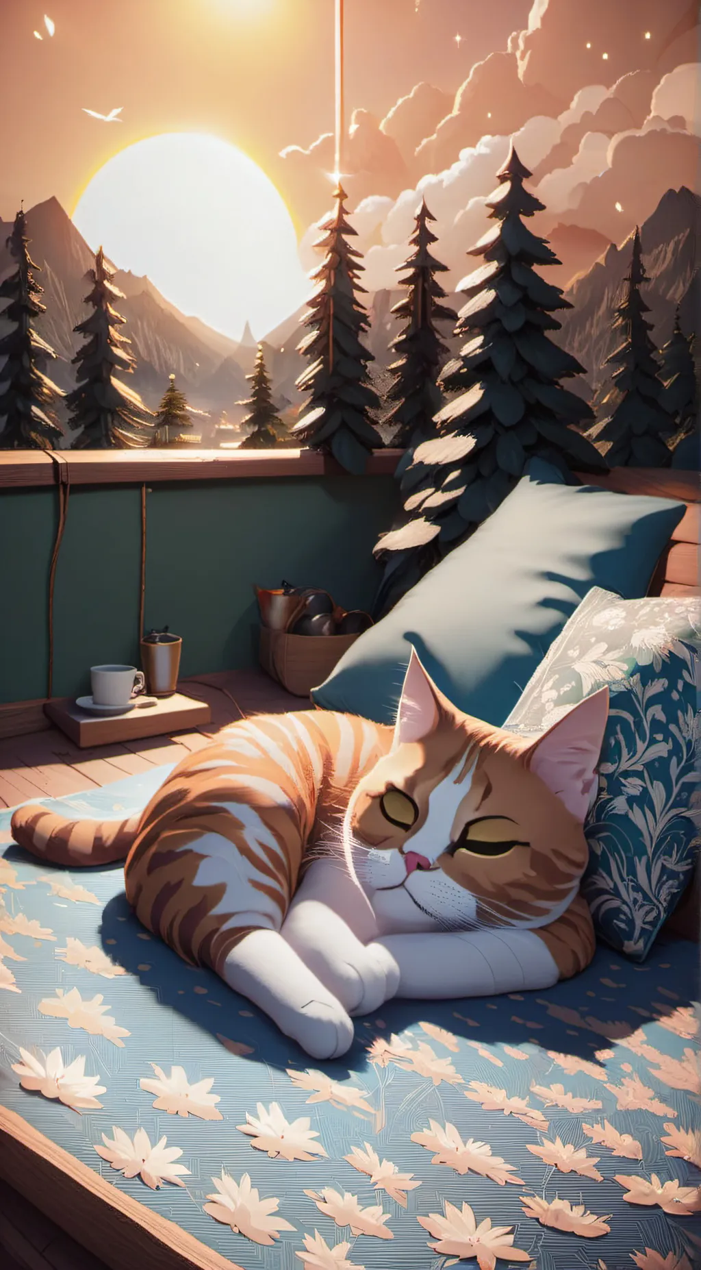 ai character: Catnap  background