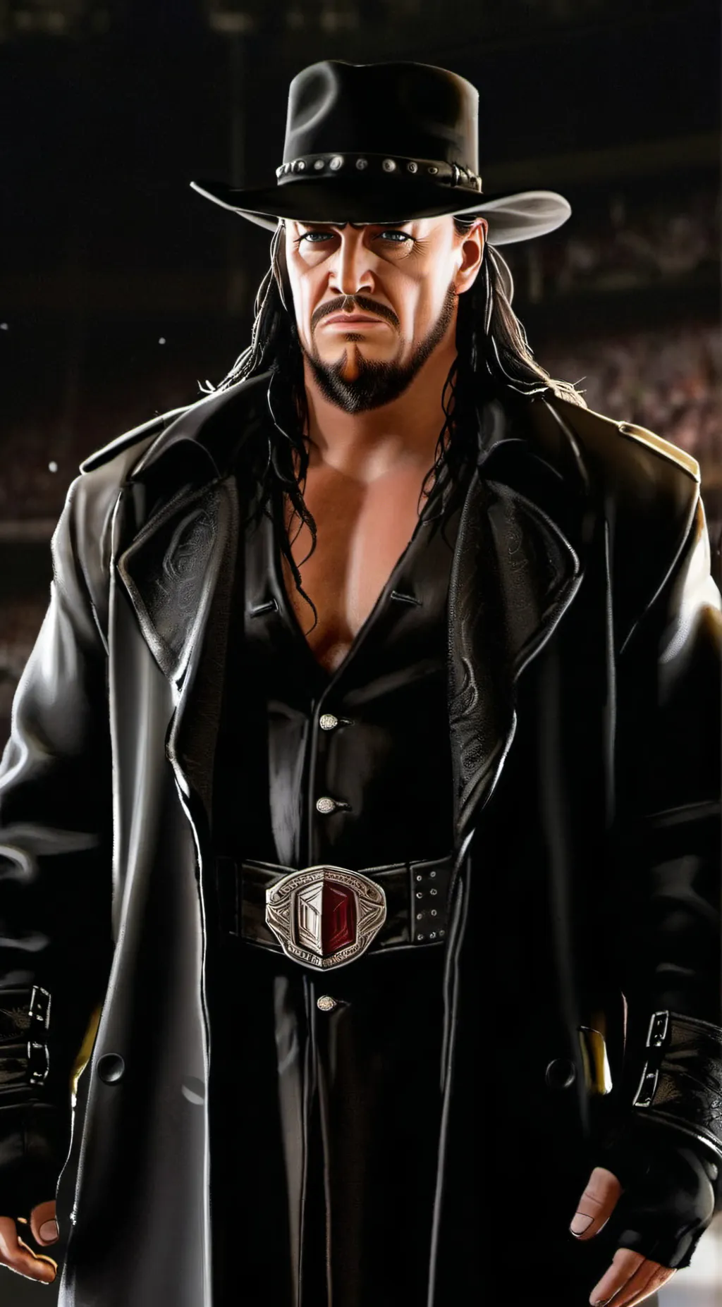 ai character: THE UNDERTAKER  background