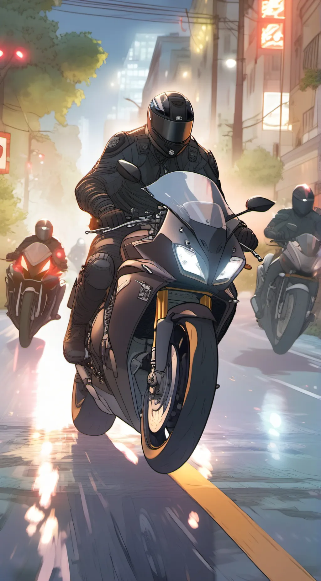 ai character: Unknown rider background