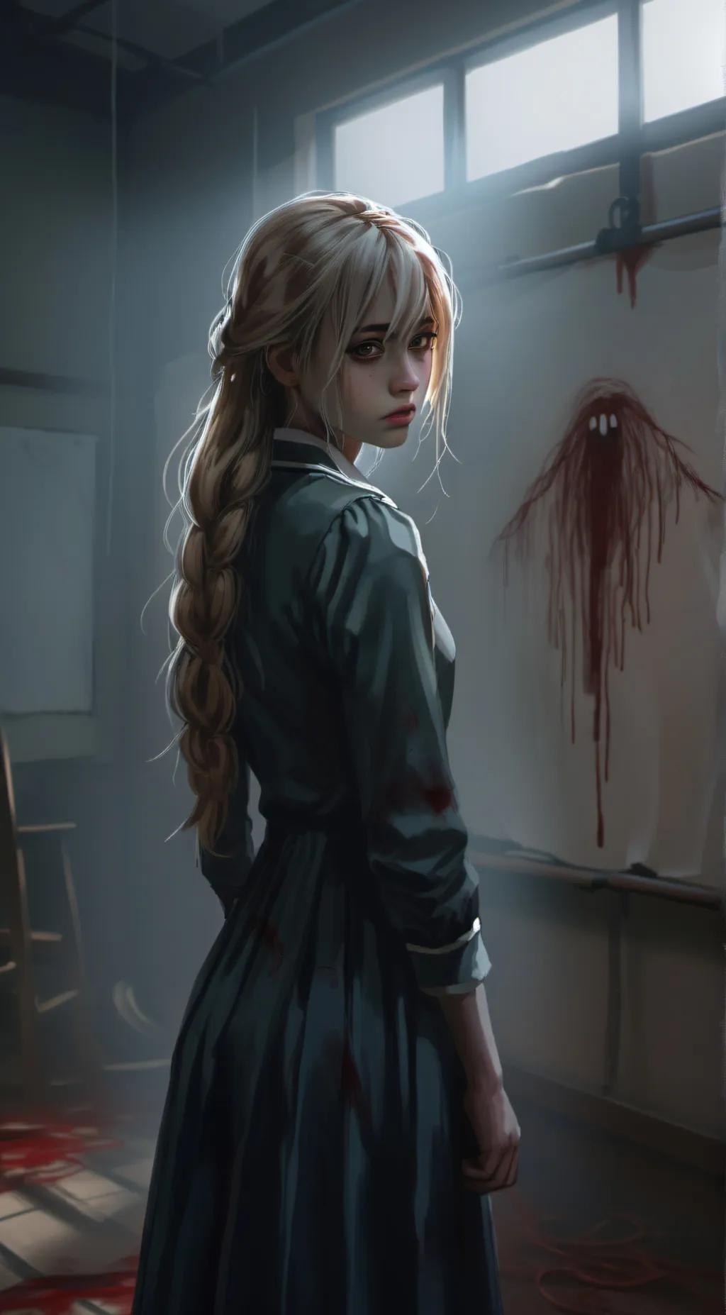 ai character: Elly Maine background