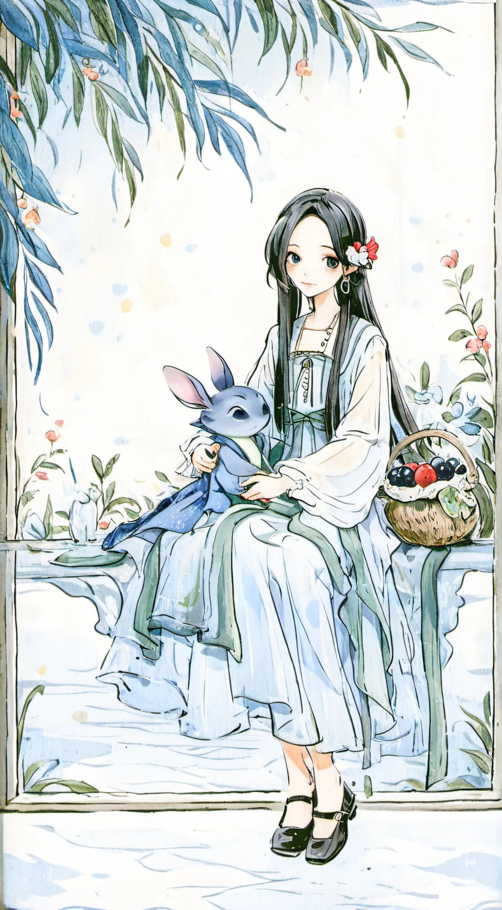 ai character: lilo and stich background