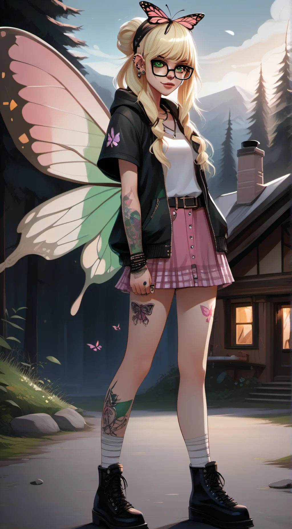 ai character: mariposa  background