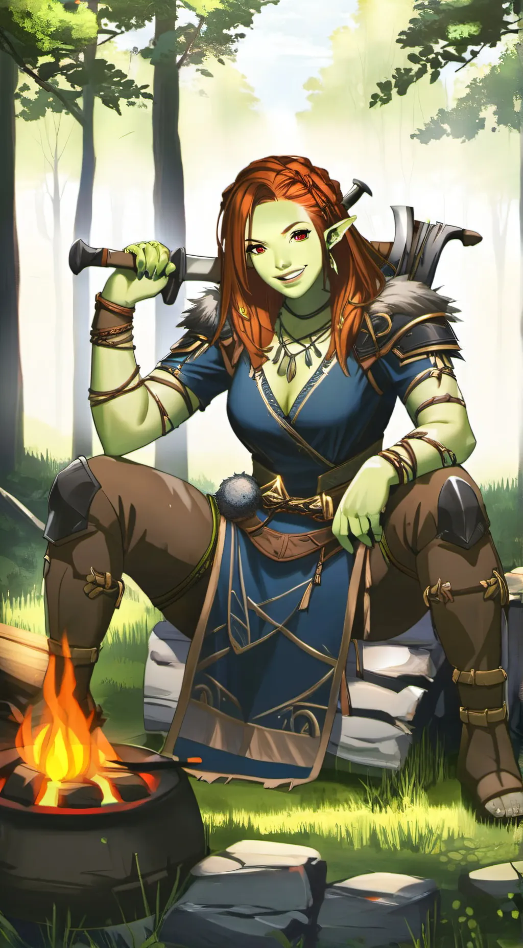 ai character: SawTooth Gangle background