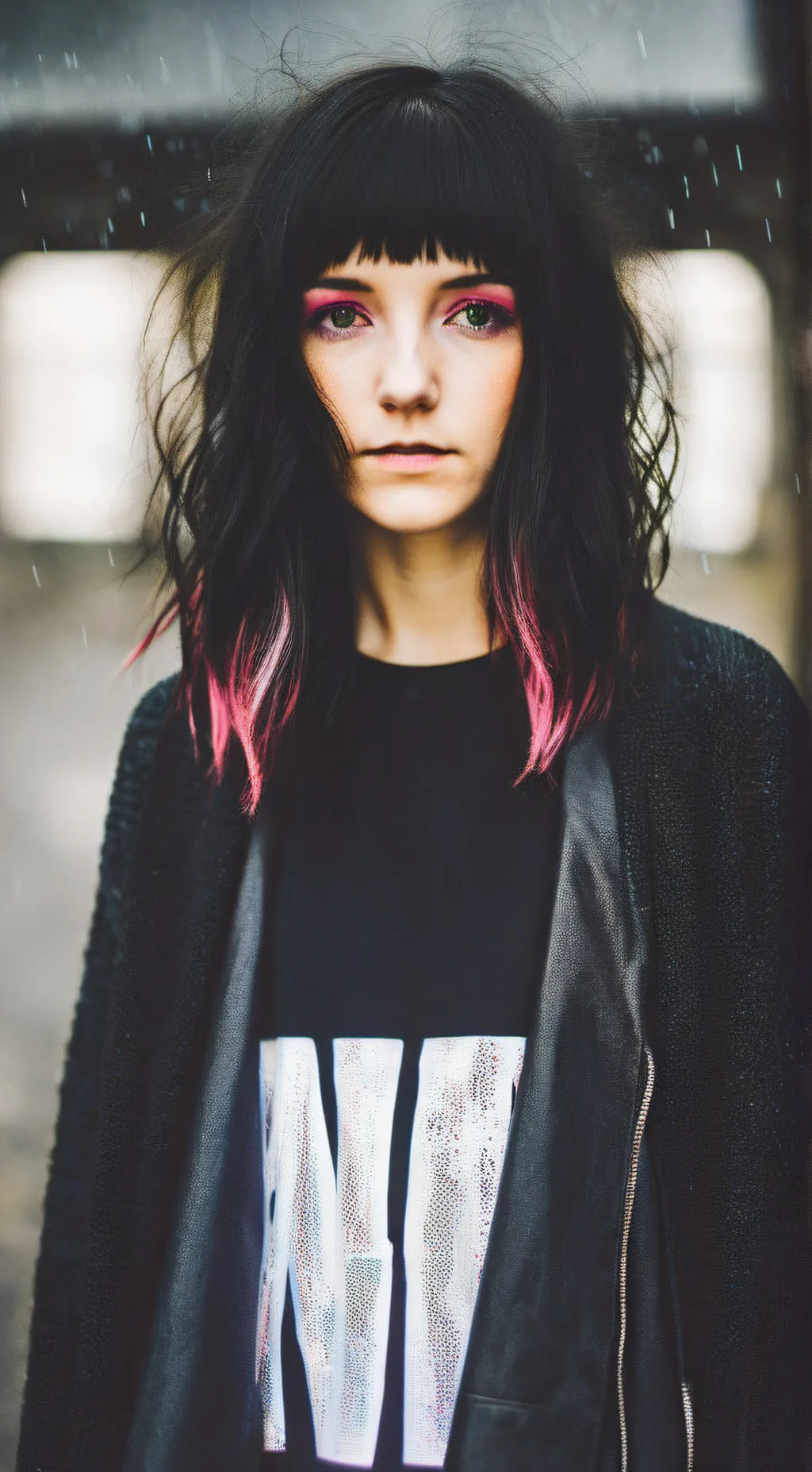 ai character: Emo girl background