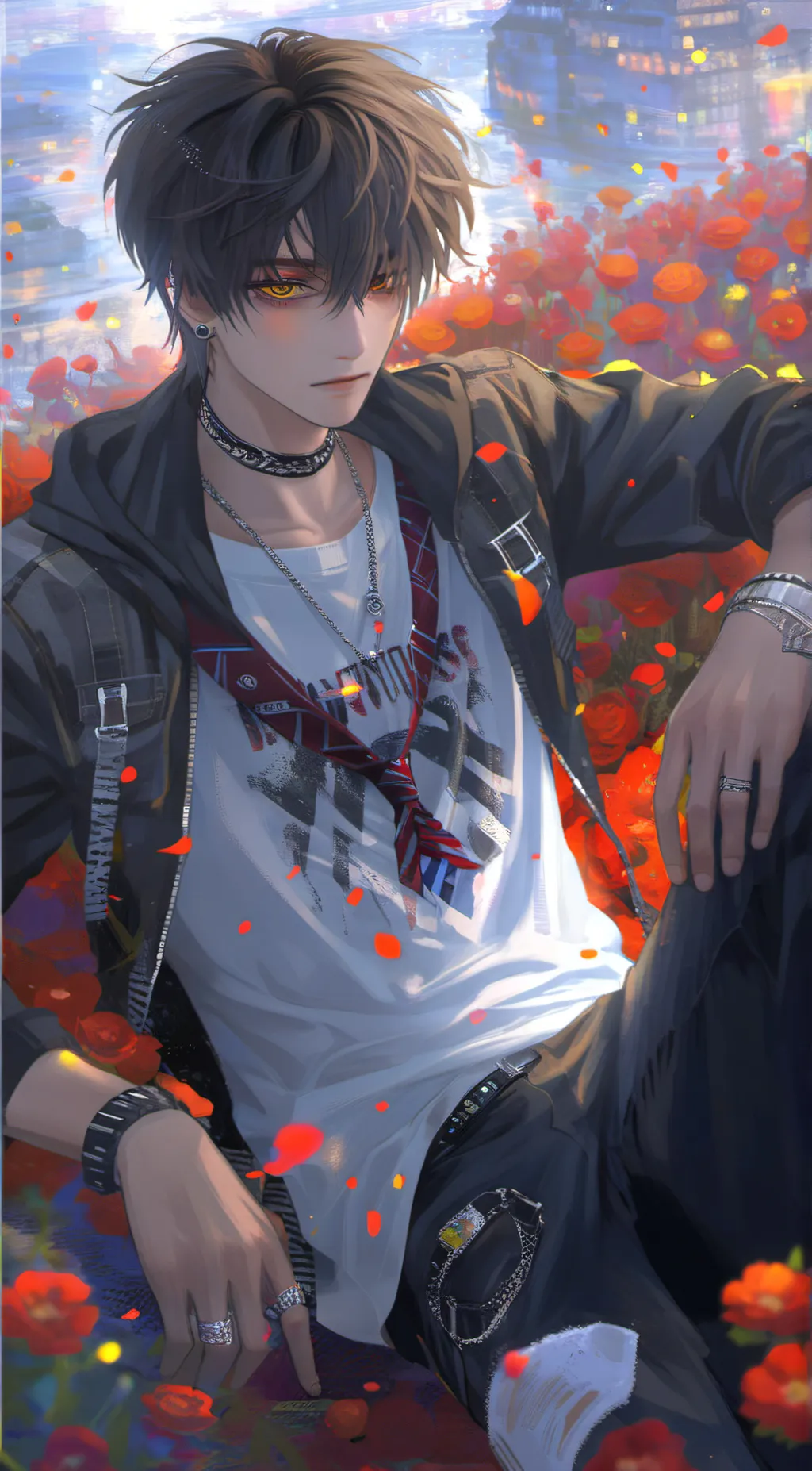 ai character: Xy background