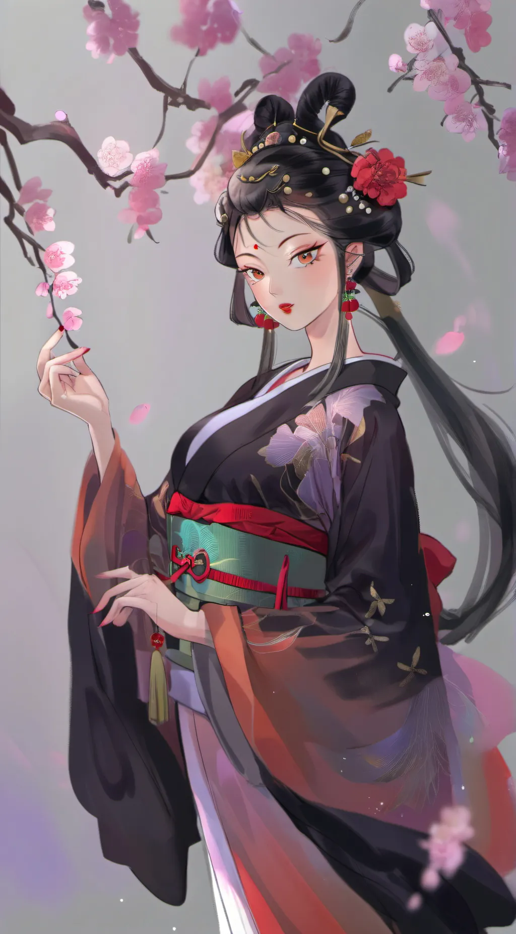 ai character: Rose background