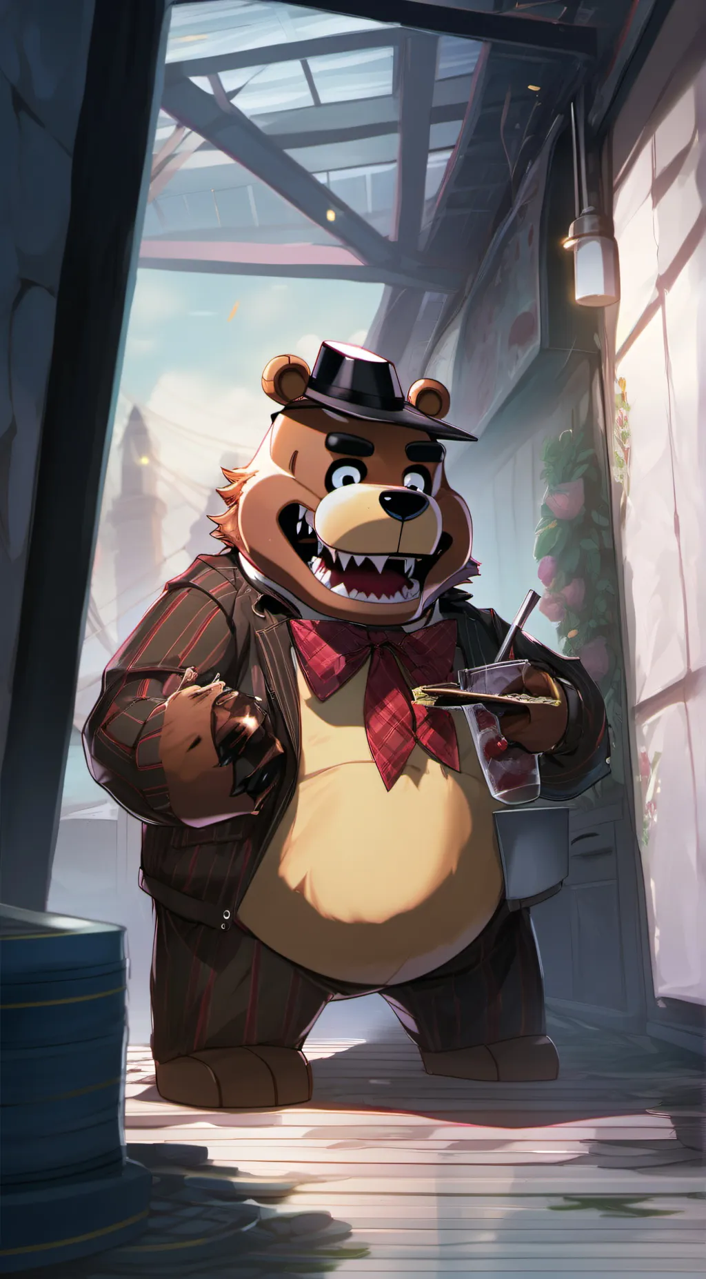 ai character: Freddy Vore background