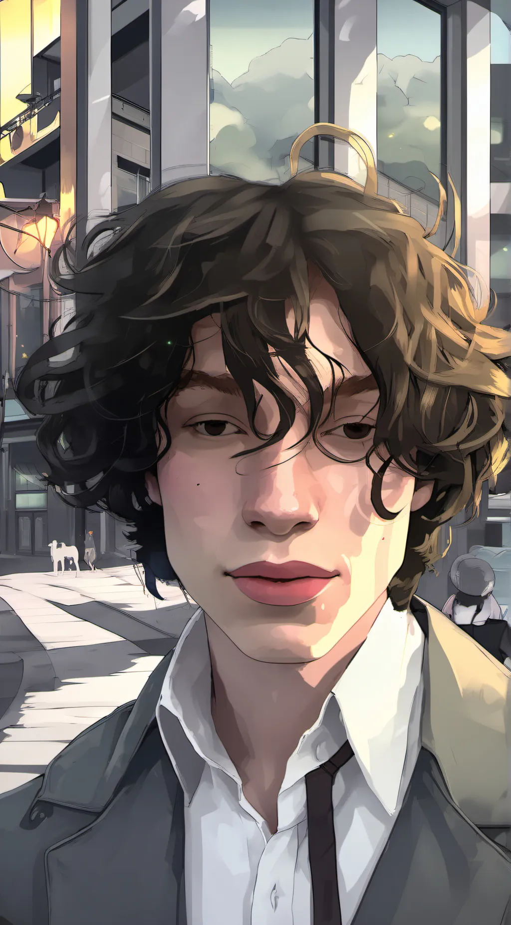 ai character: Natha. background