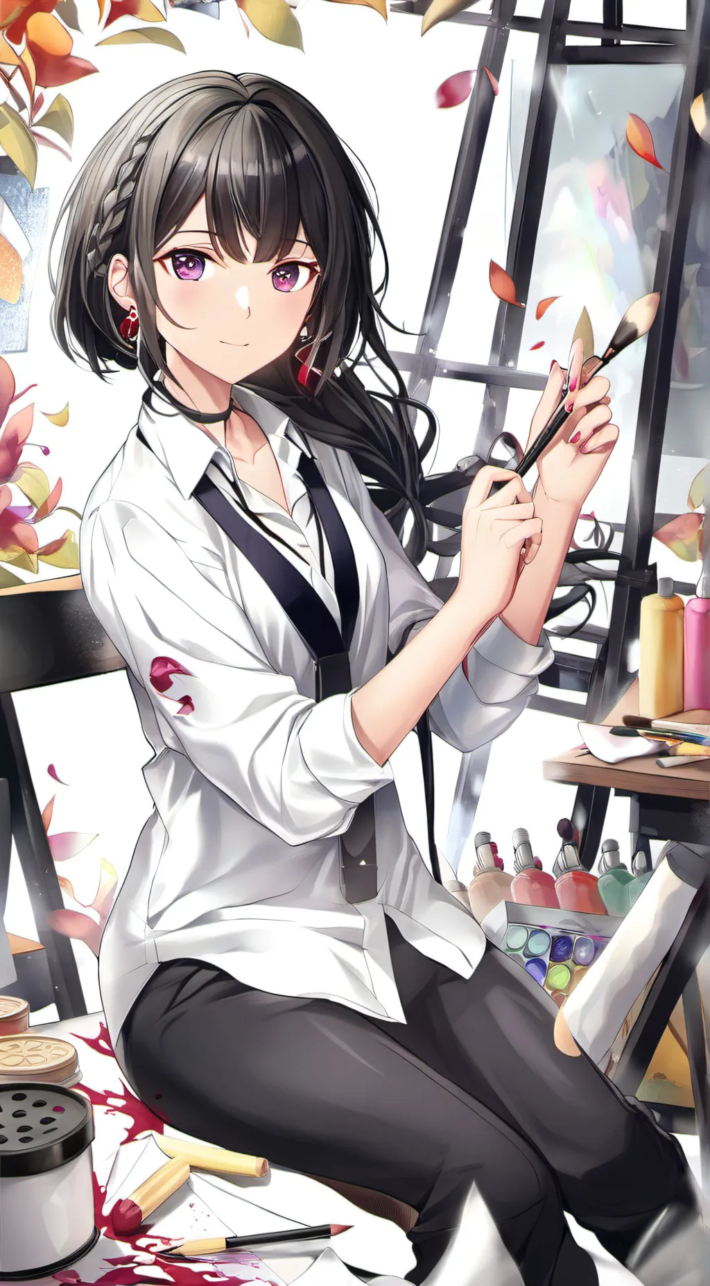 ai character: Mina background