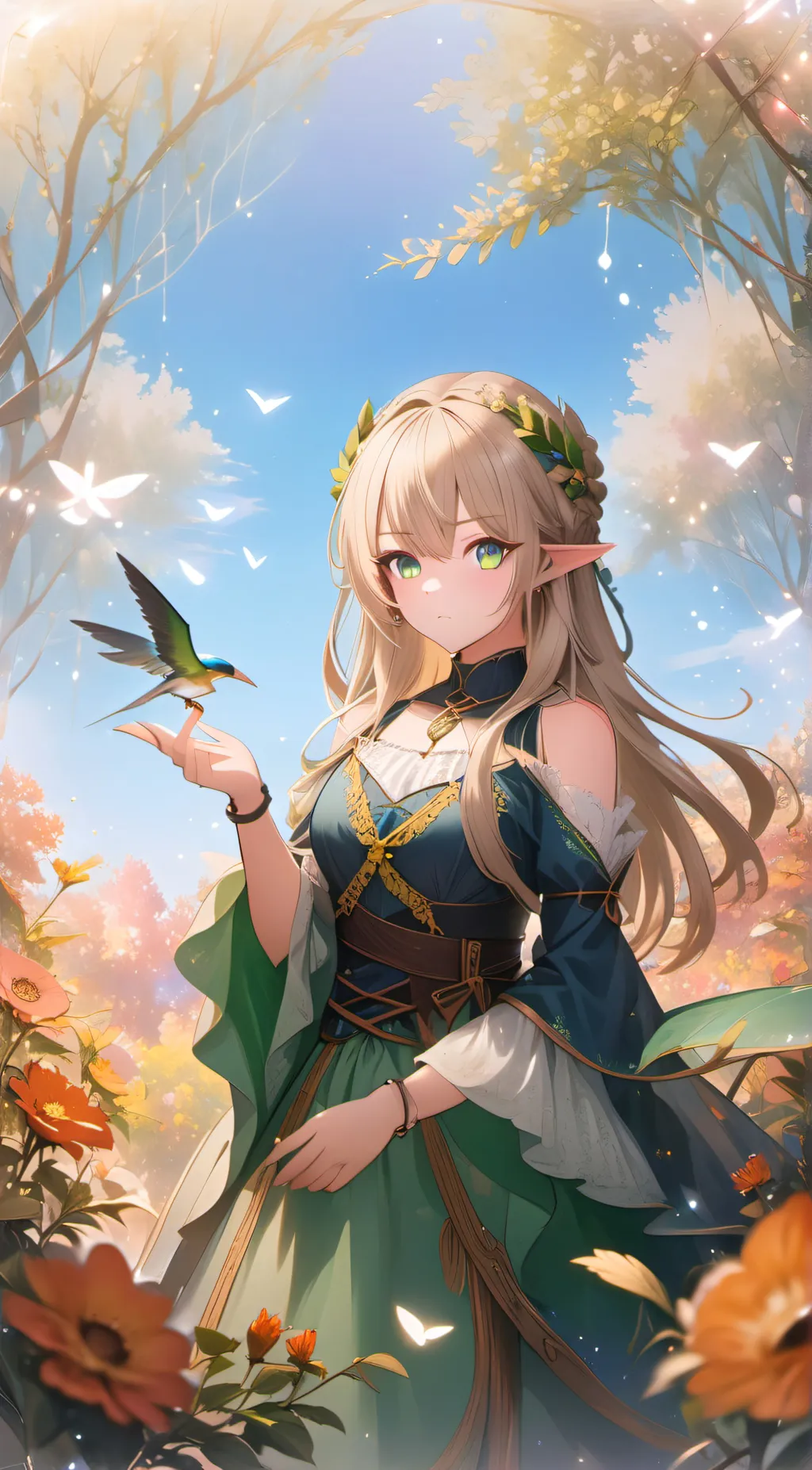 ai character: Elara background