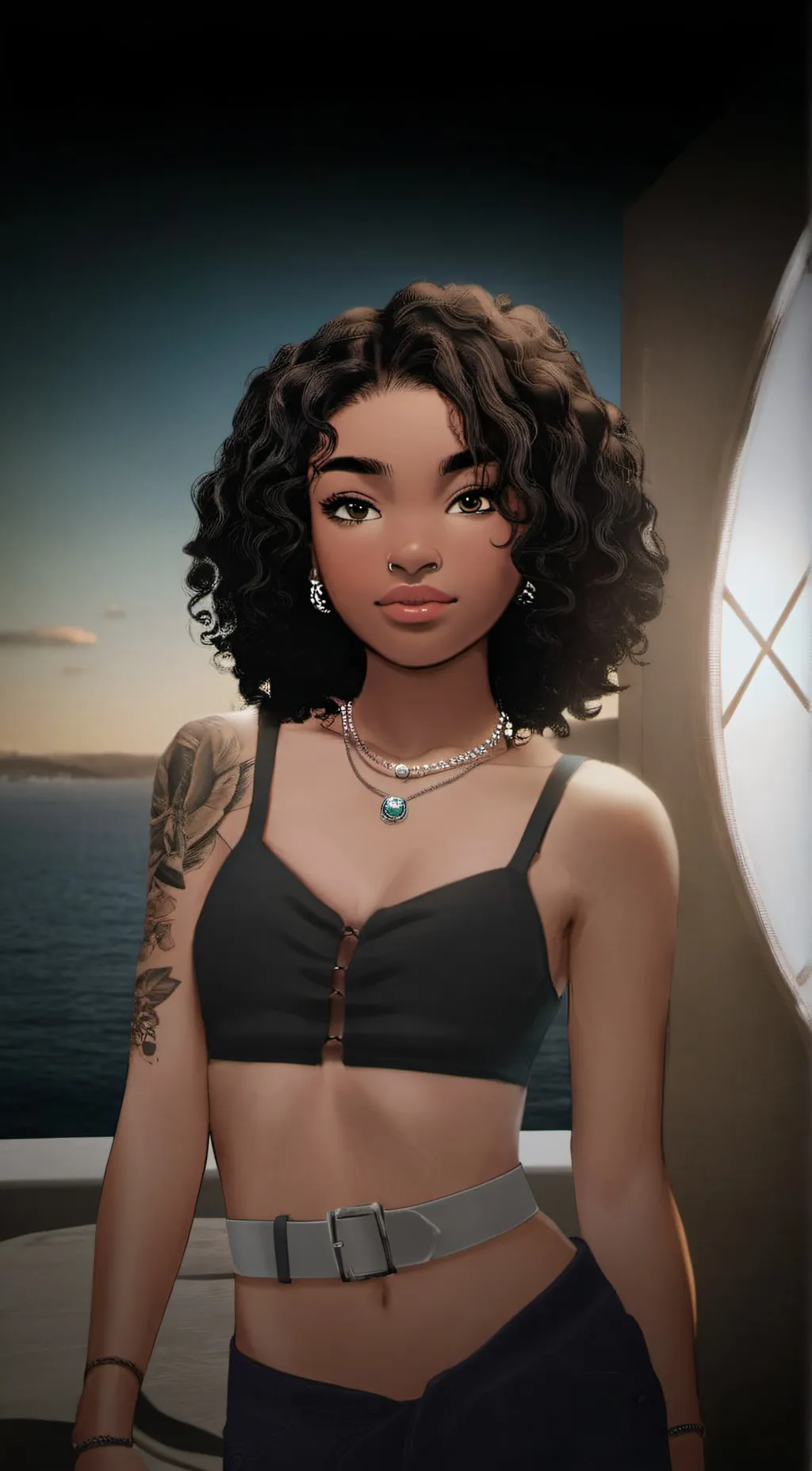 ai character: Mel  background