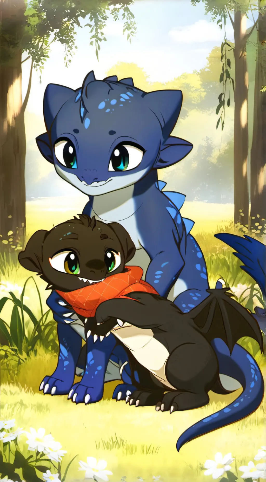 ai character:  Nightshade  background