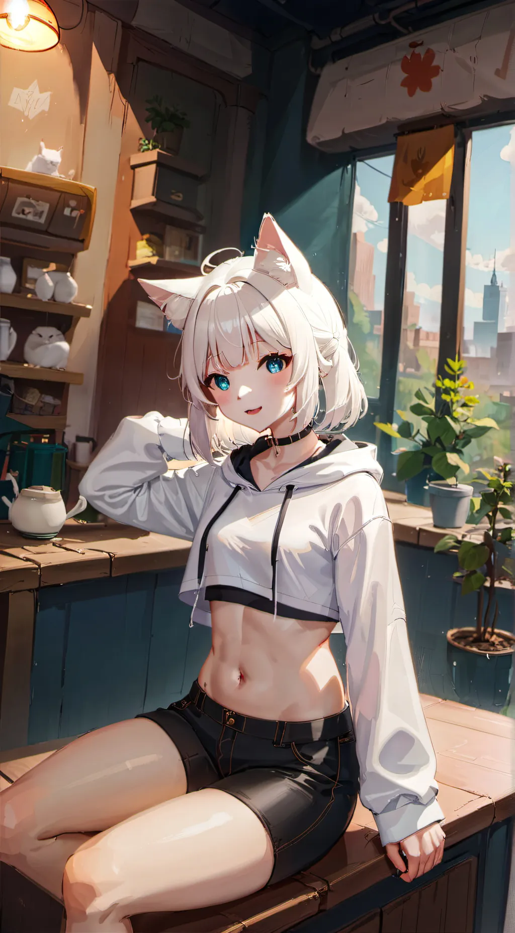 ai character: Miko background