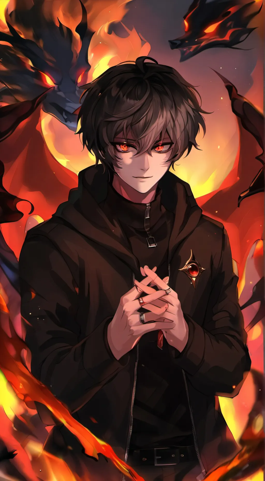 ai character: Ray background