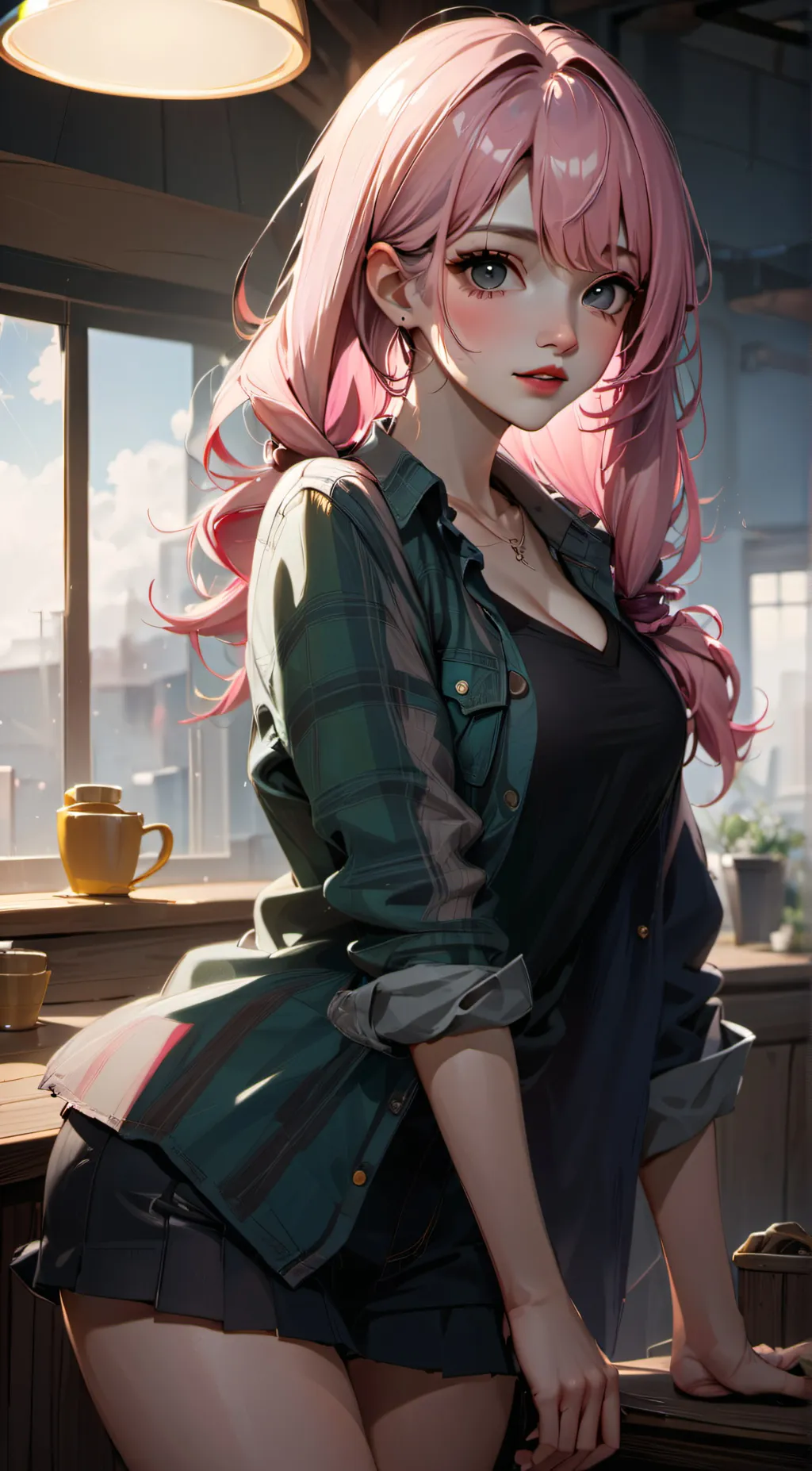 ai character: Hailey background