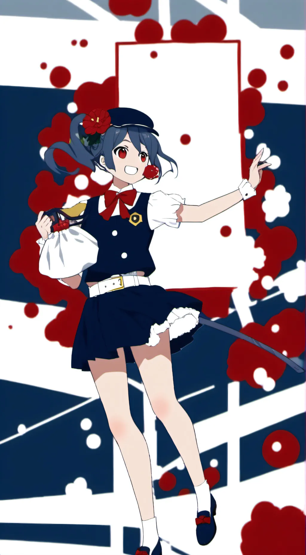 ai character: French Girl background