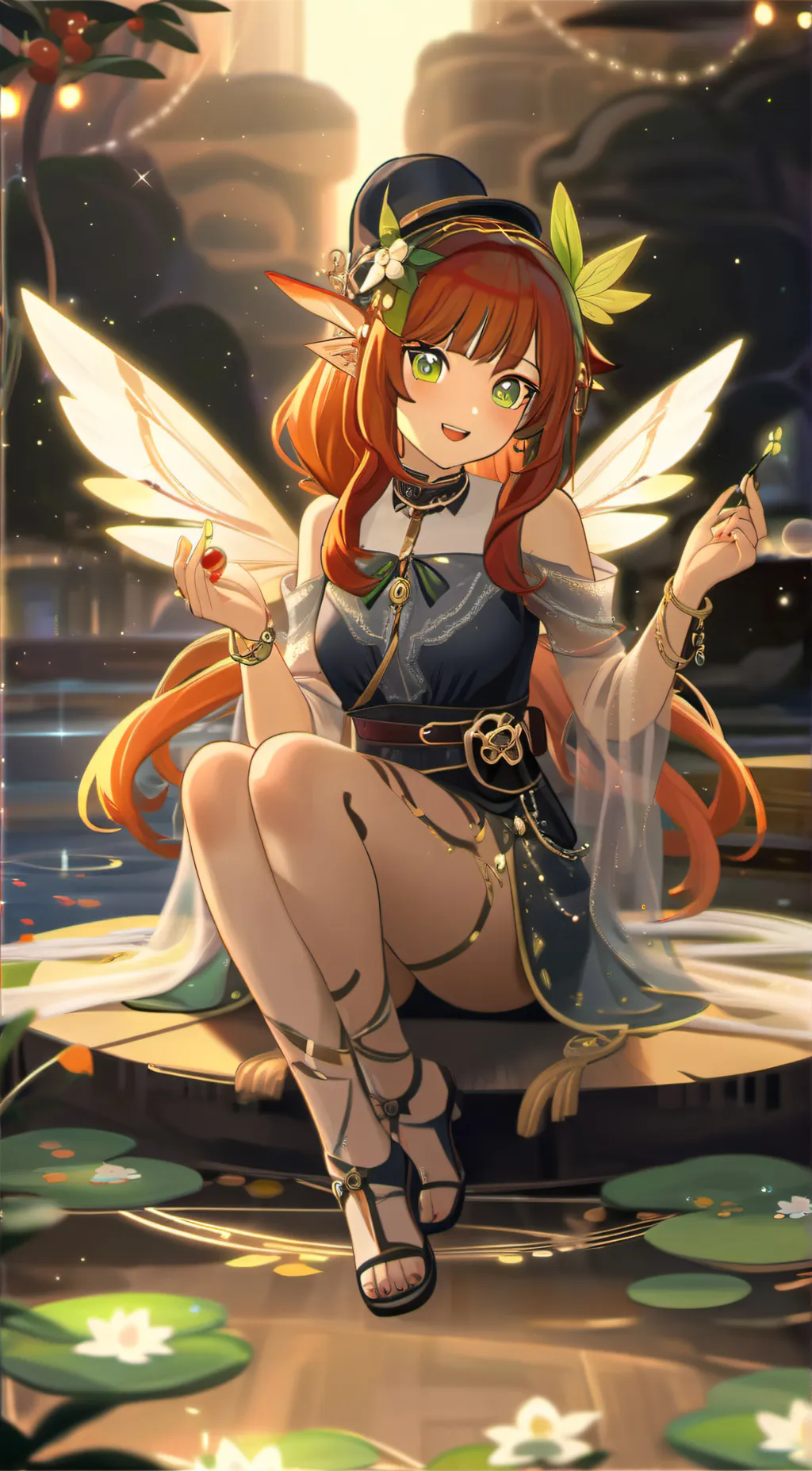 ai character:  mo in Beau  background