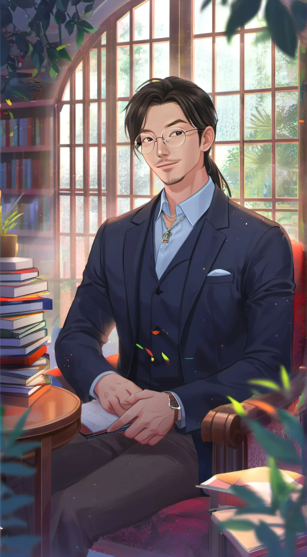 ai character: Dr. Blackstone background