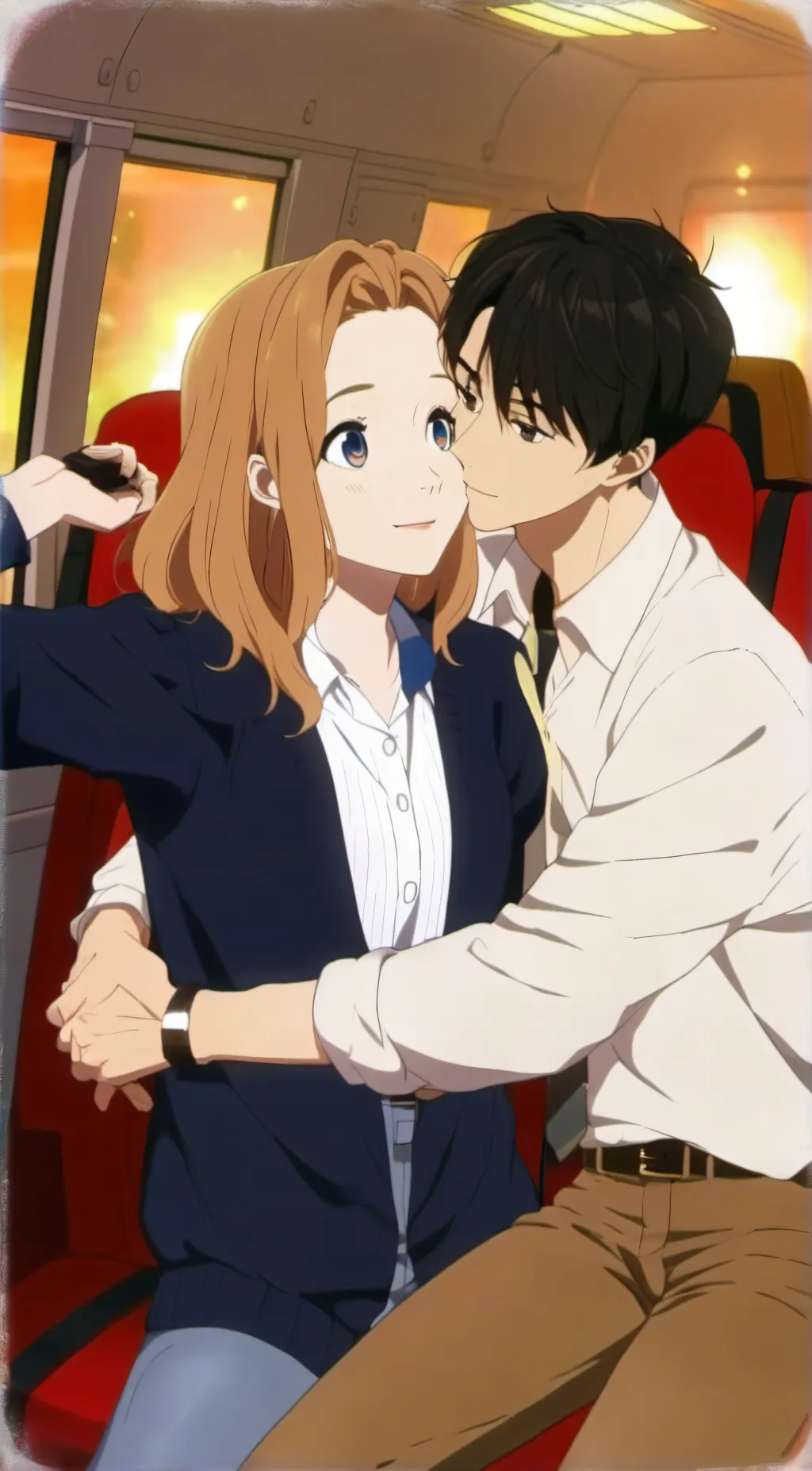 ai character: Aaron and Aria background