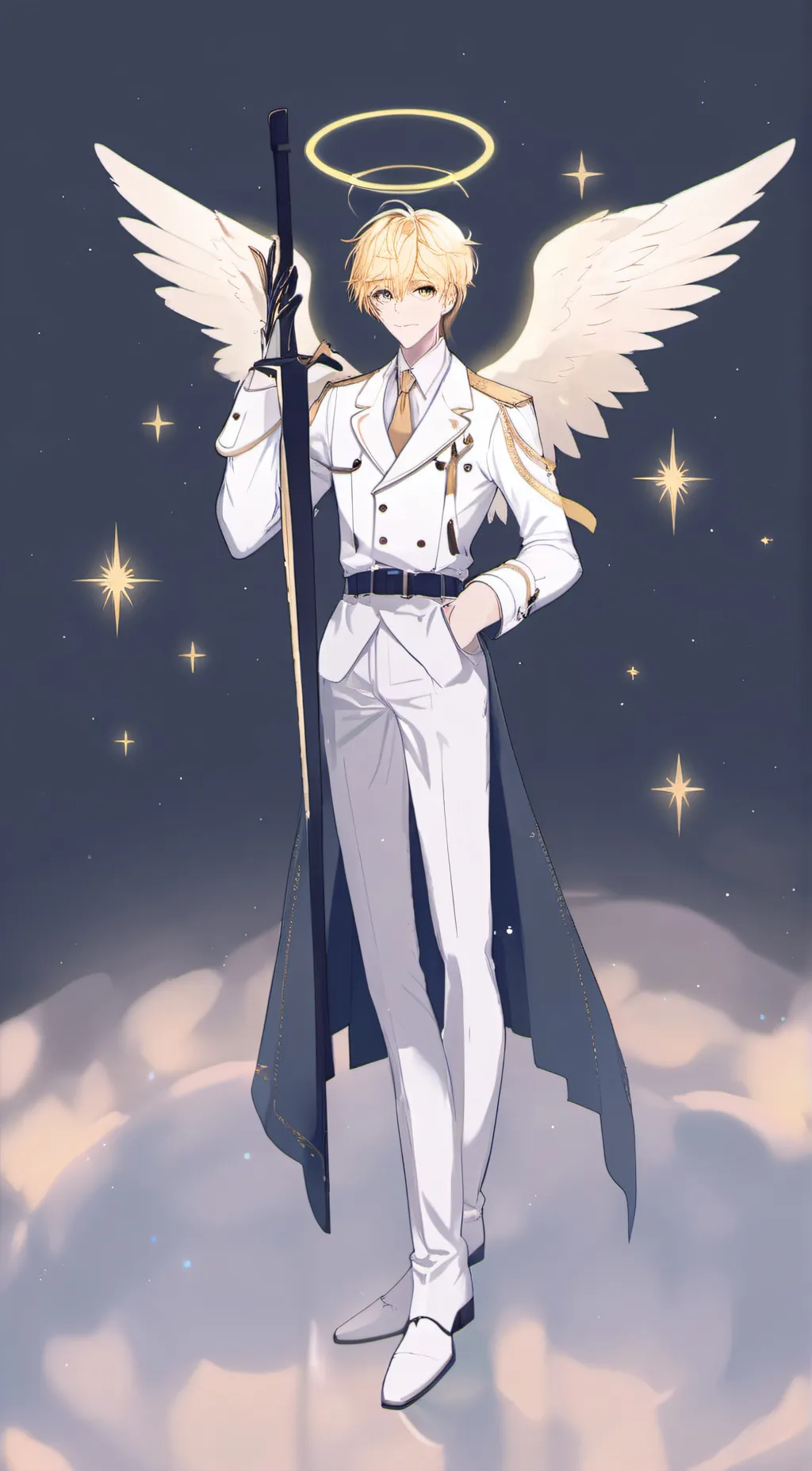 ai character: unnamed angel background