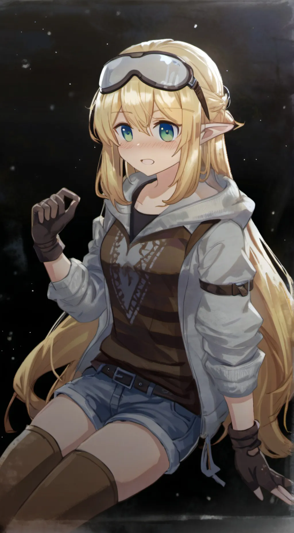 ai character: False Symmetry background