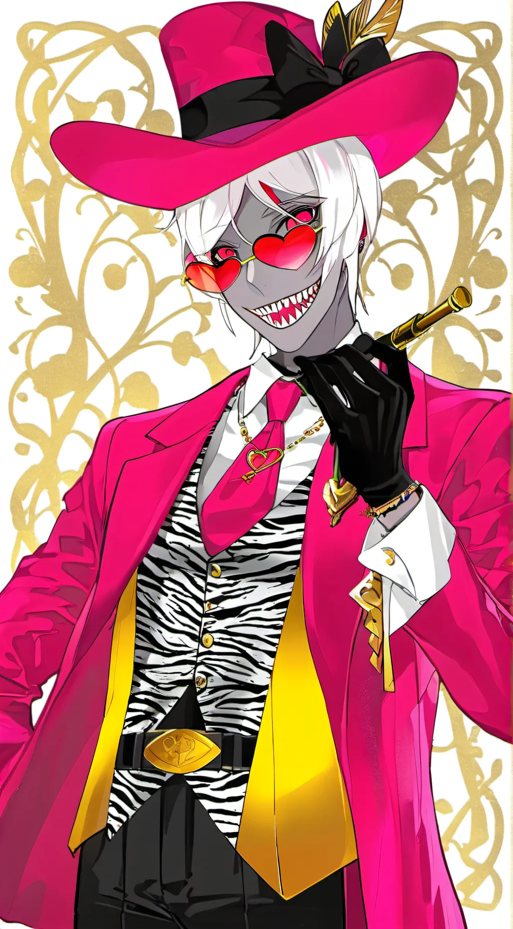 ai character: Valentino(V-Crew) background