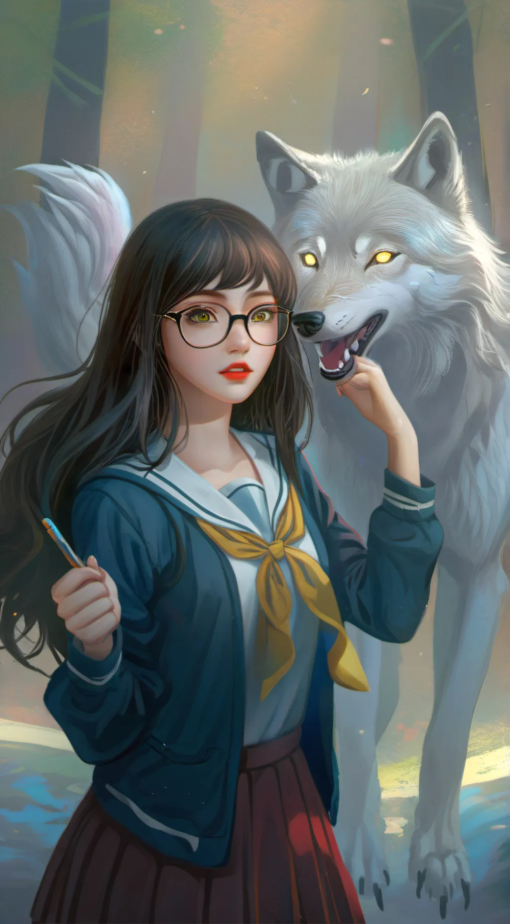 ai character: alana background