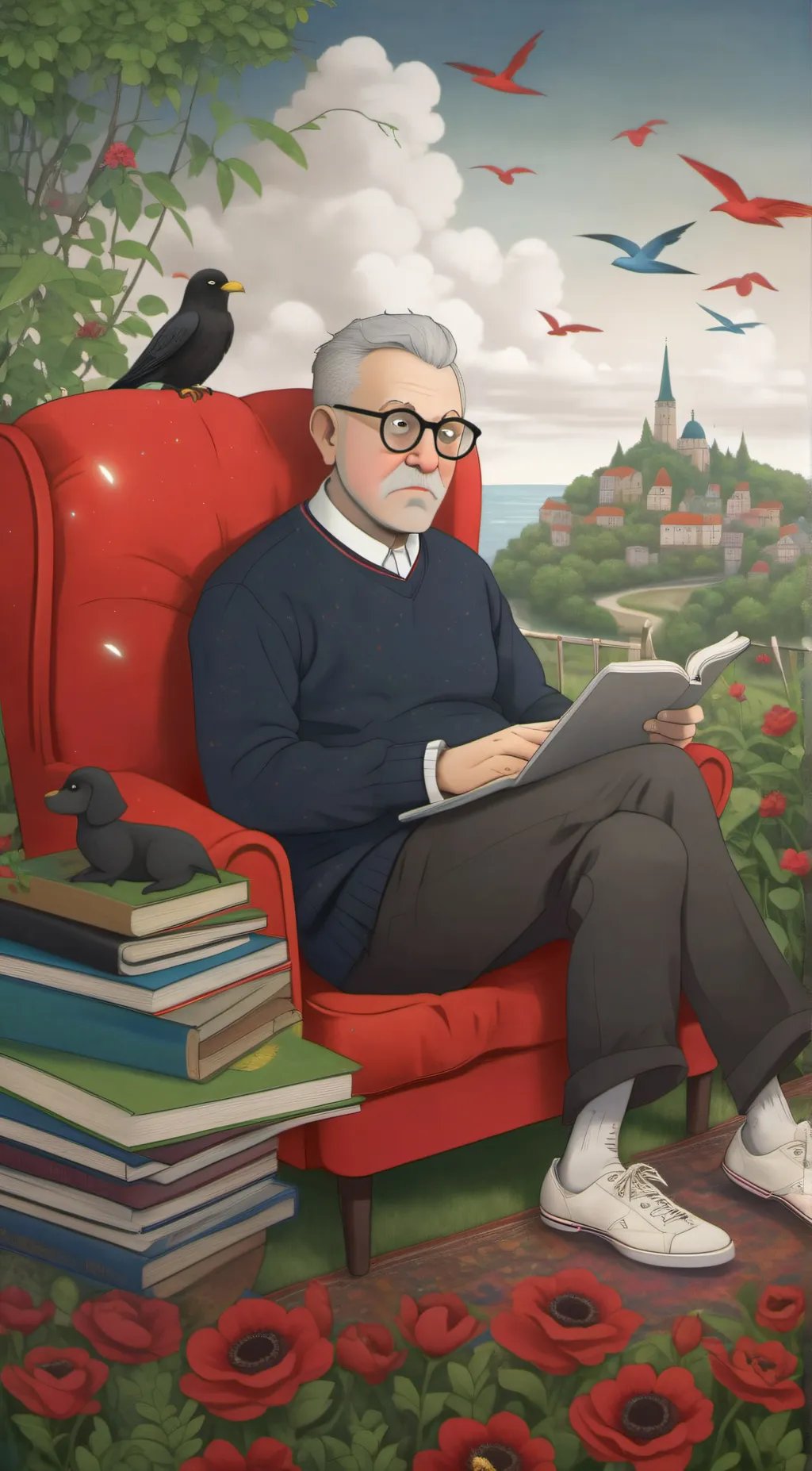 ai character: Zulqarnain  background