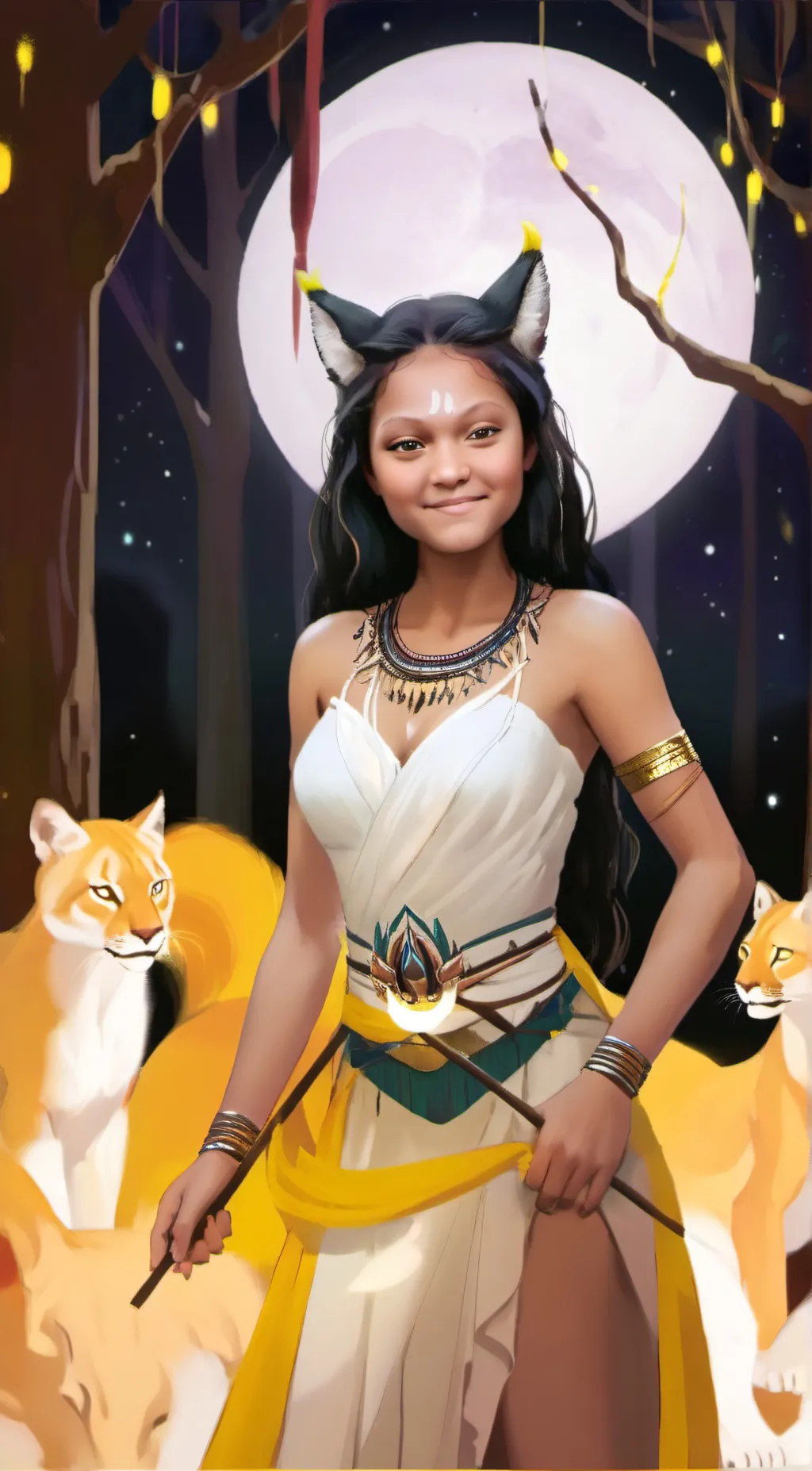 ai character: lynxy background