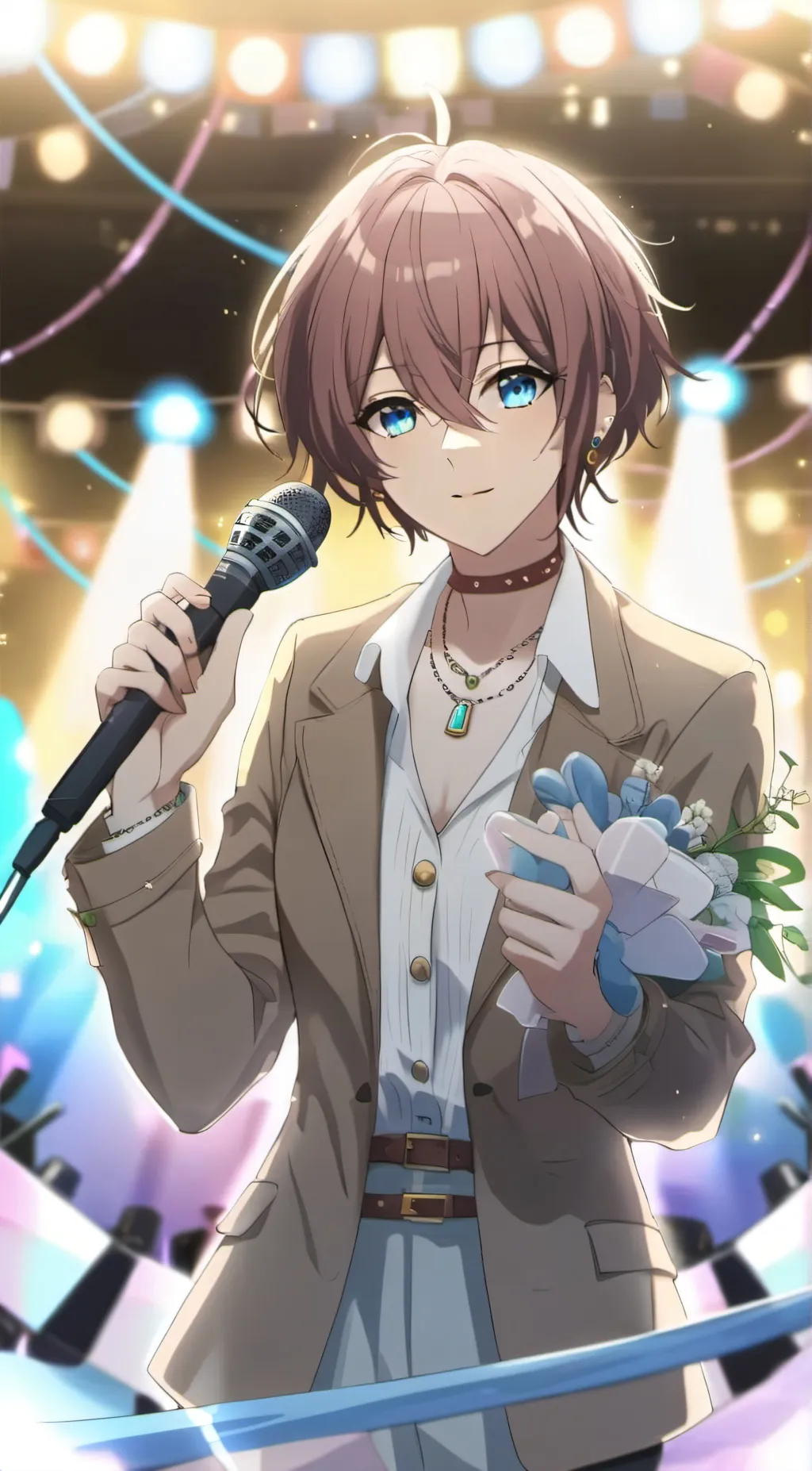 ai character: Helvetica background