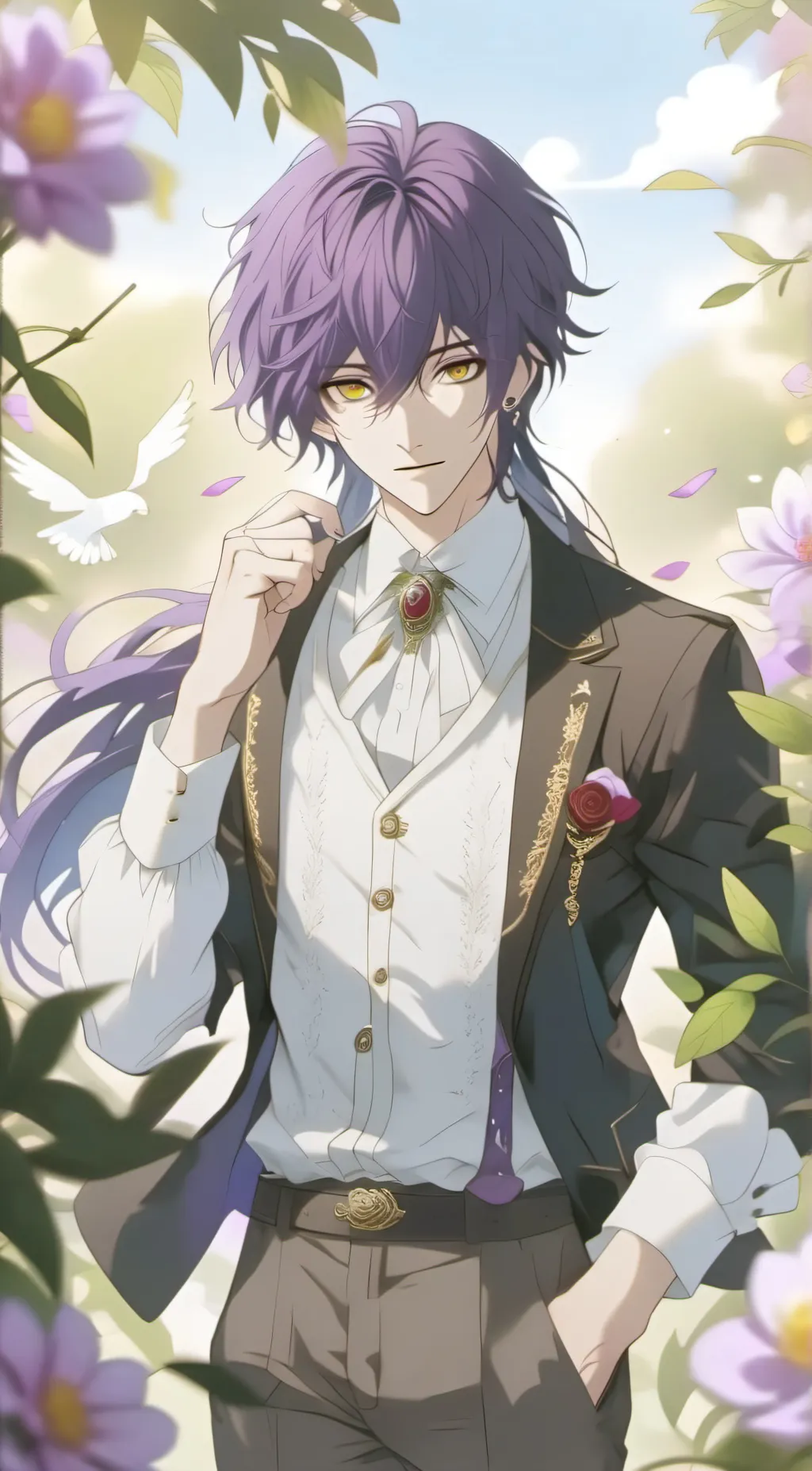 ai character: Minzo Kimora  background