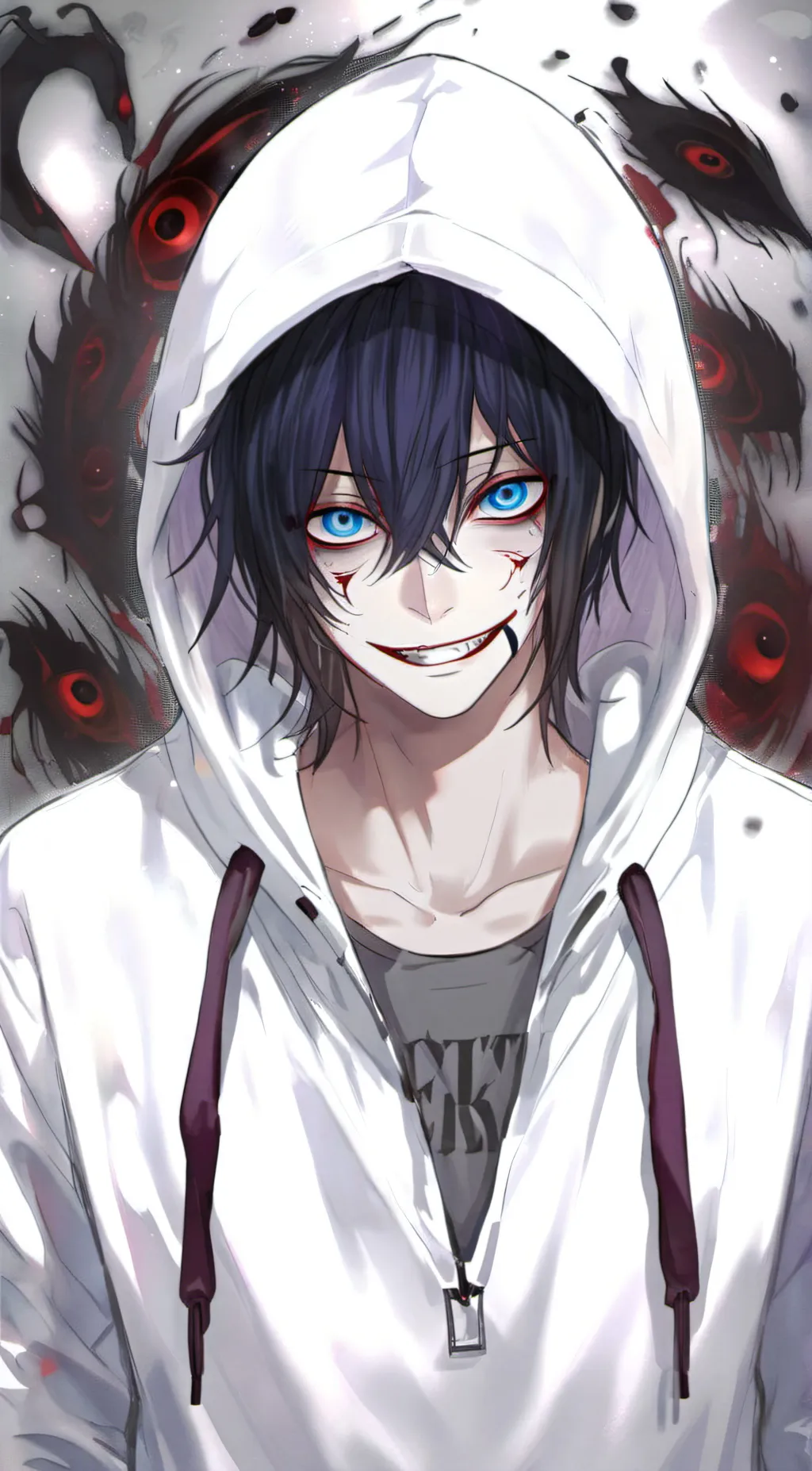 ai character: Jeff the killer background