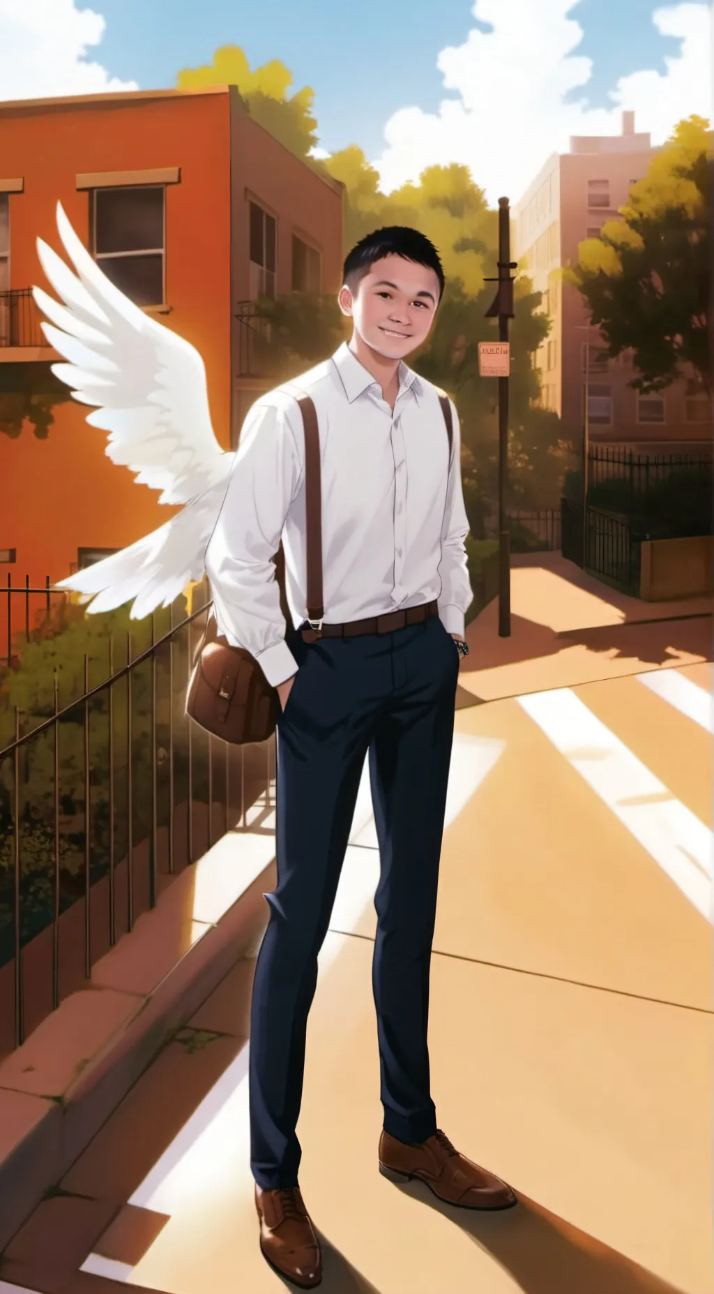 ai character: franklin background