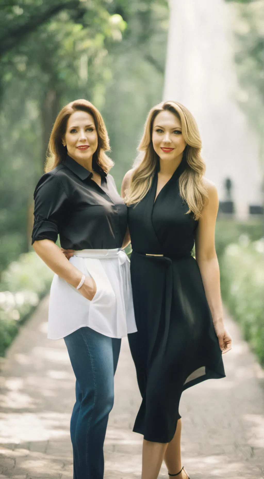 ai character: Molly and Tanya. background