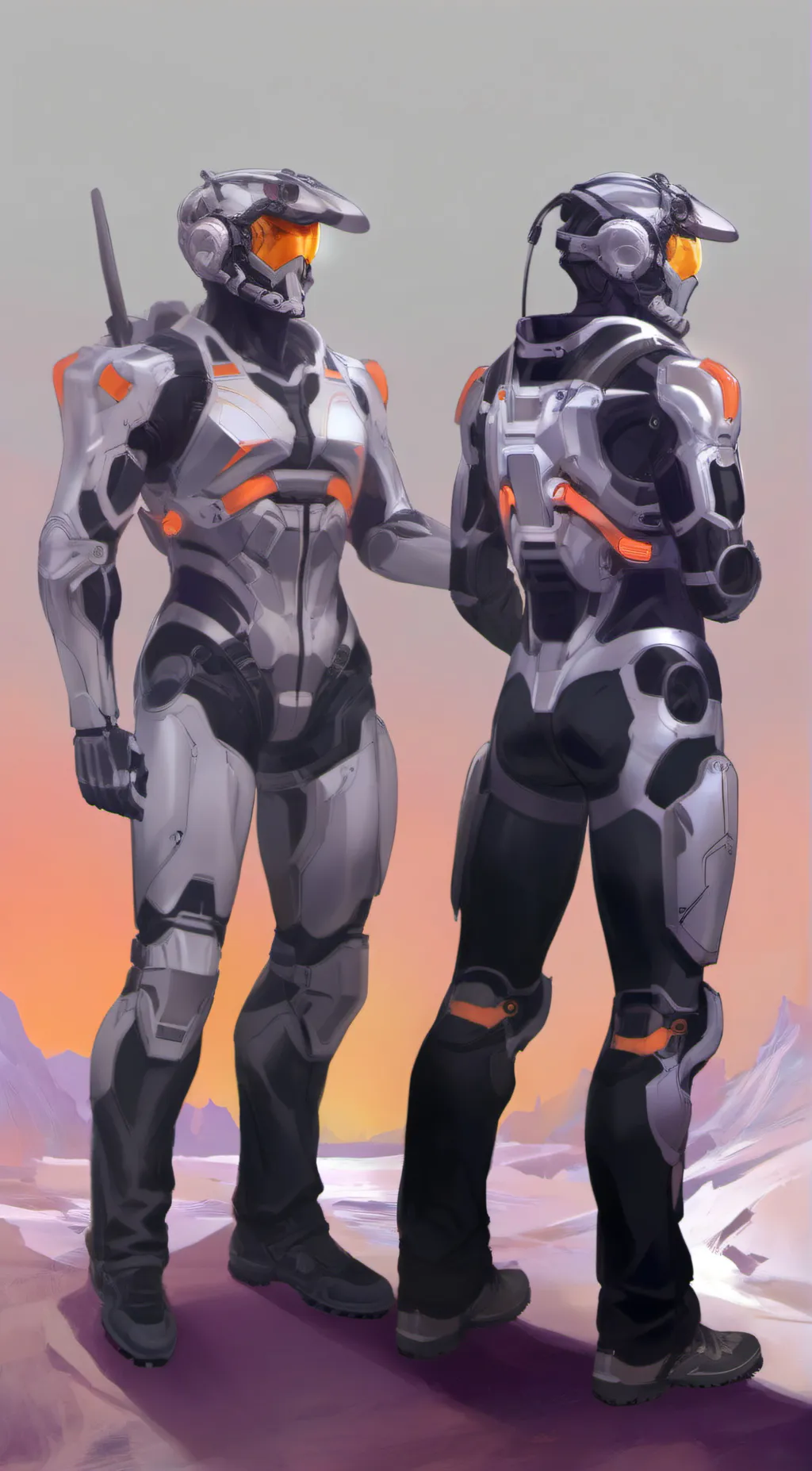 ai character: David And Mike background