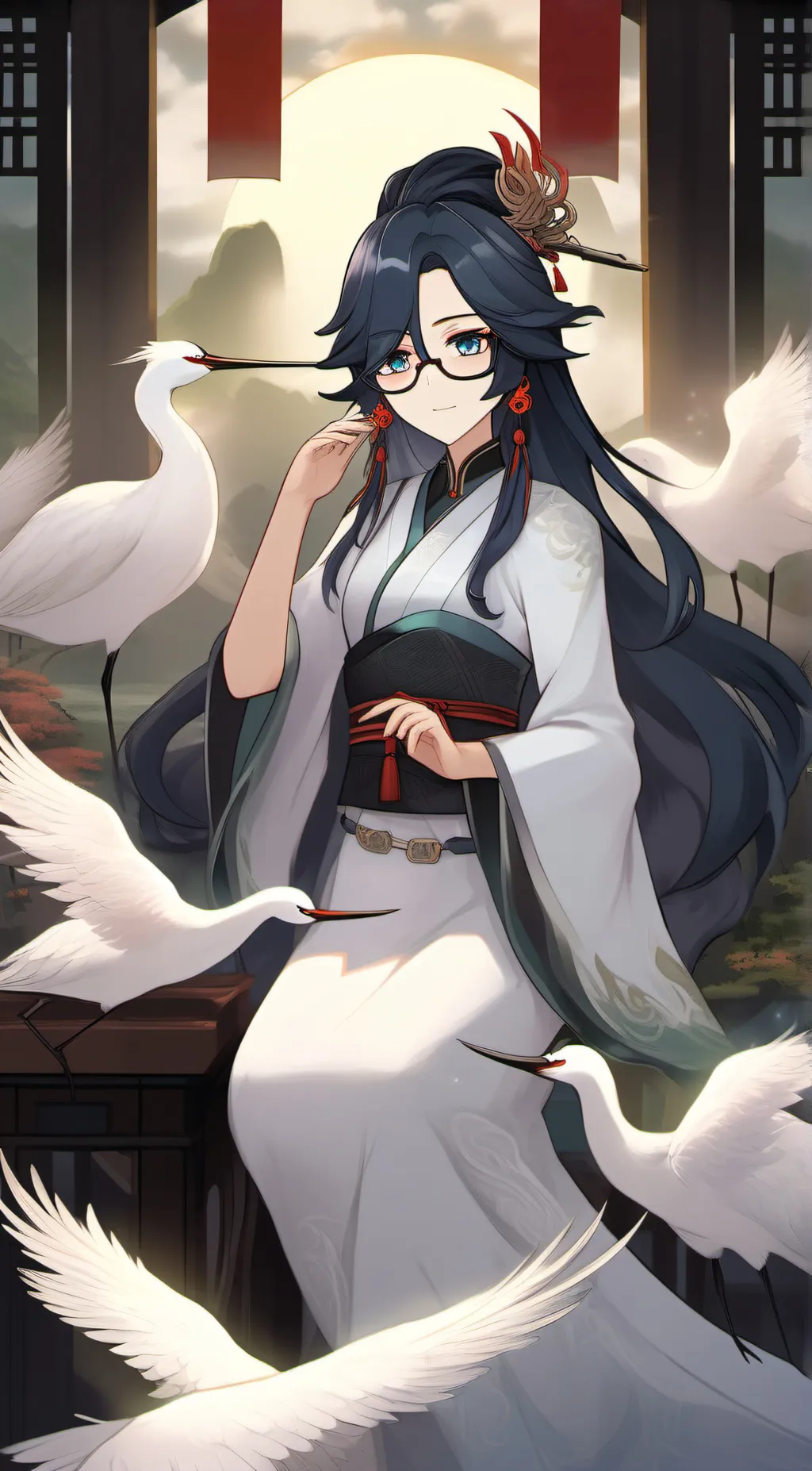 ai character: Xian Yun  background