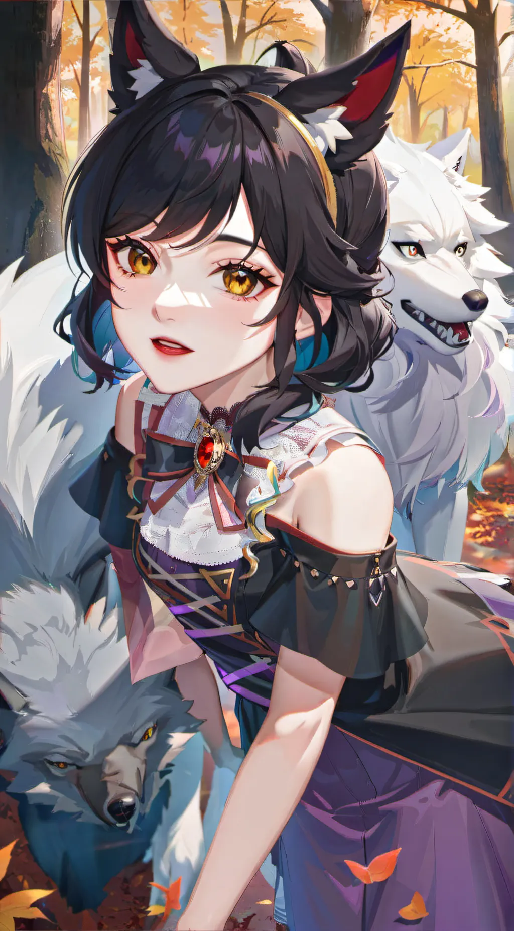 ai character: Werewolf background