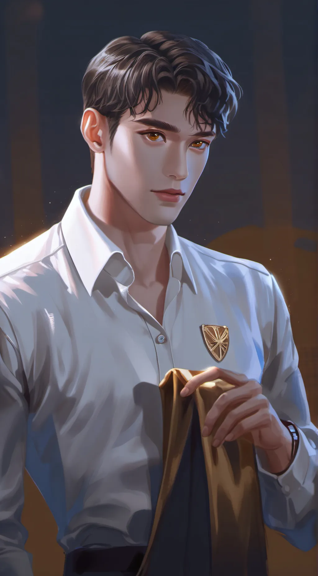 ai character: Vince  background