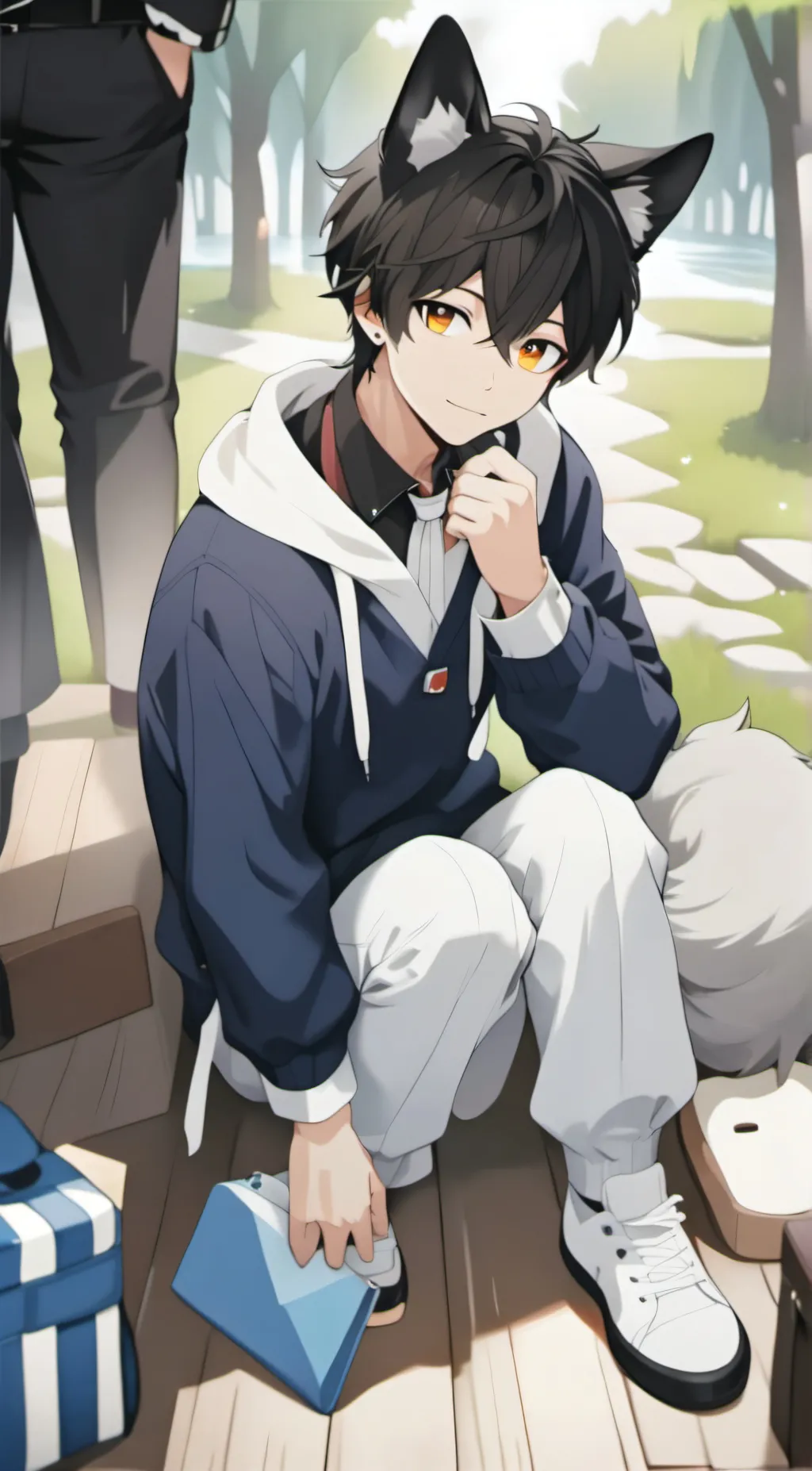 ai character: Nero background