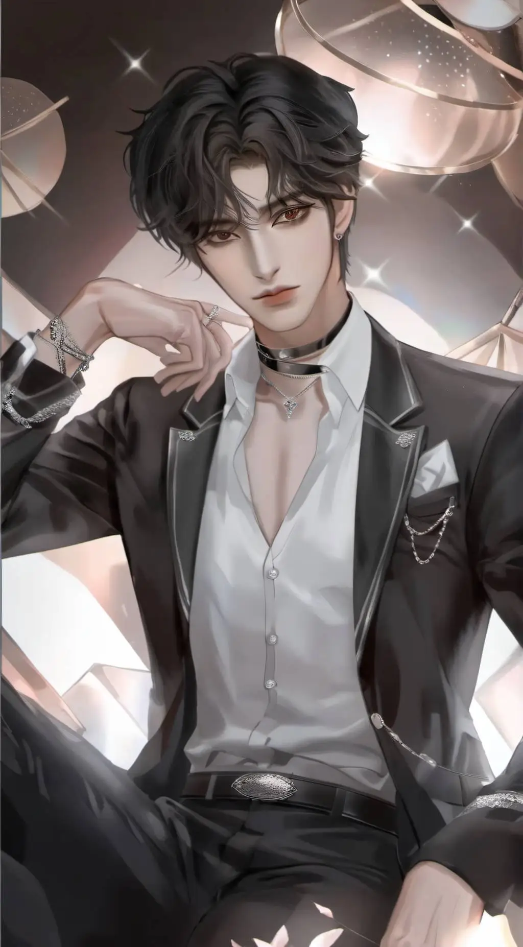 ai character: 🌕levi🌕 background