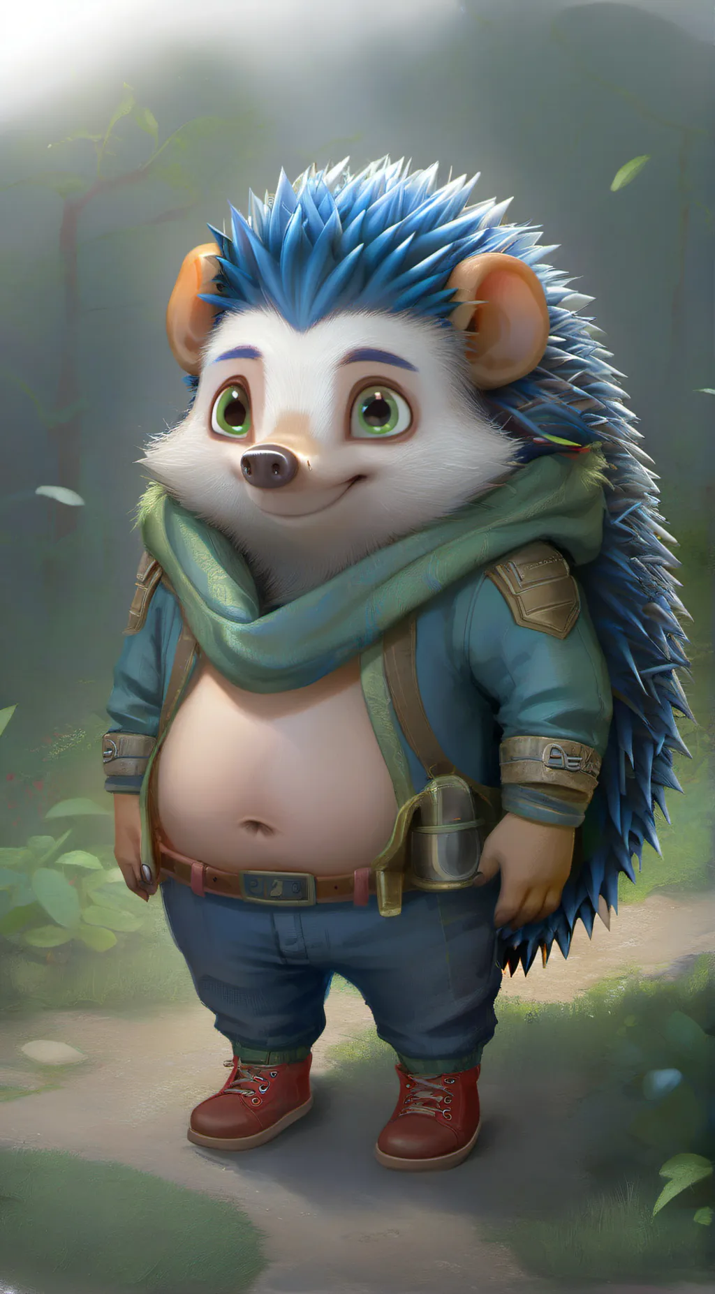 ai character: Sonic background