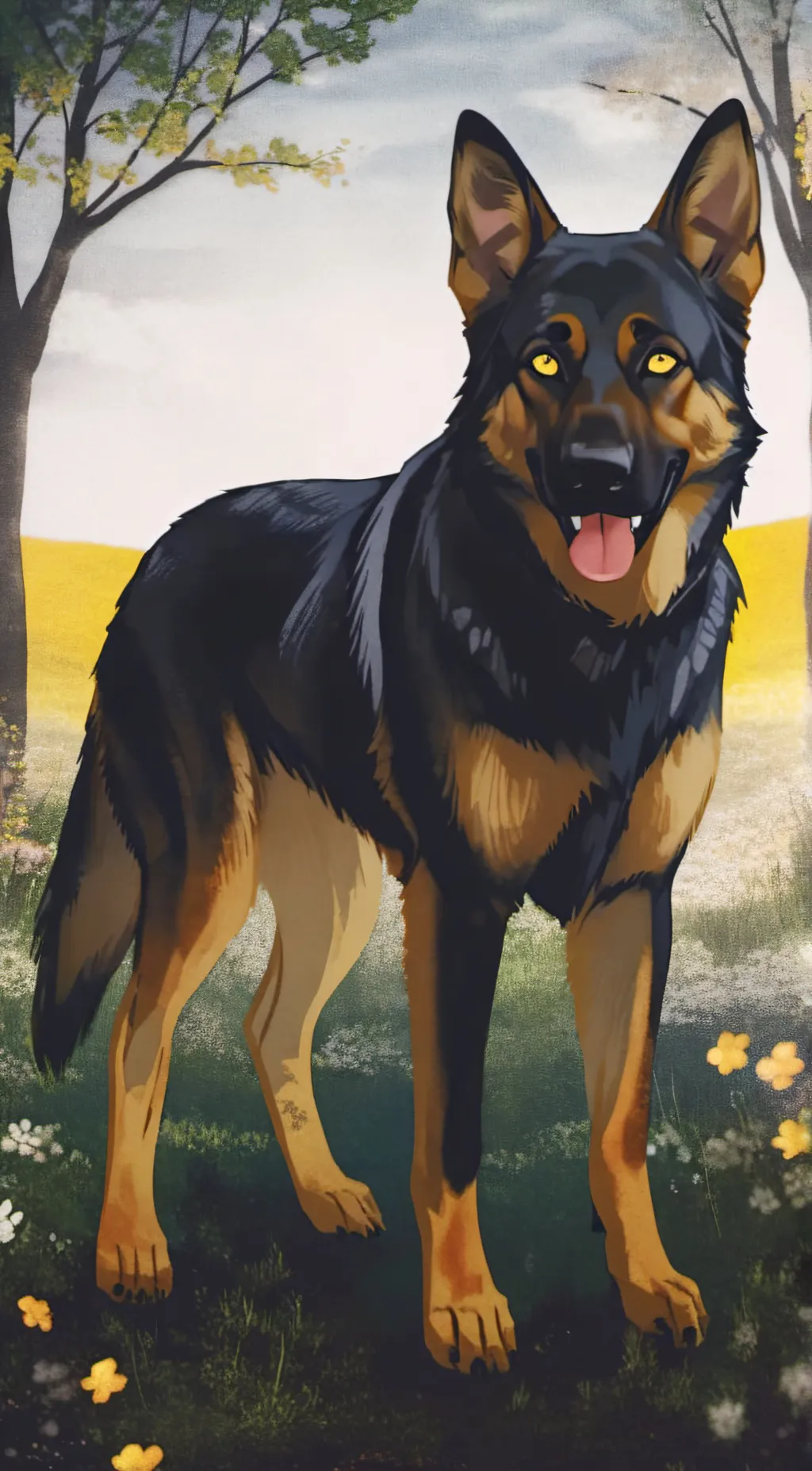 ai character: Oakley background