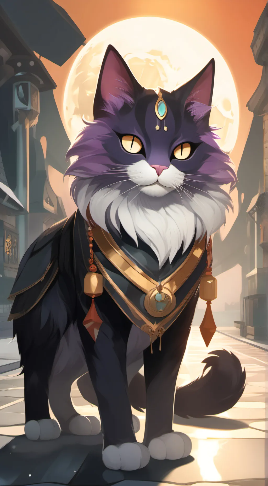 ai character: Catnap  background